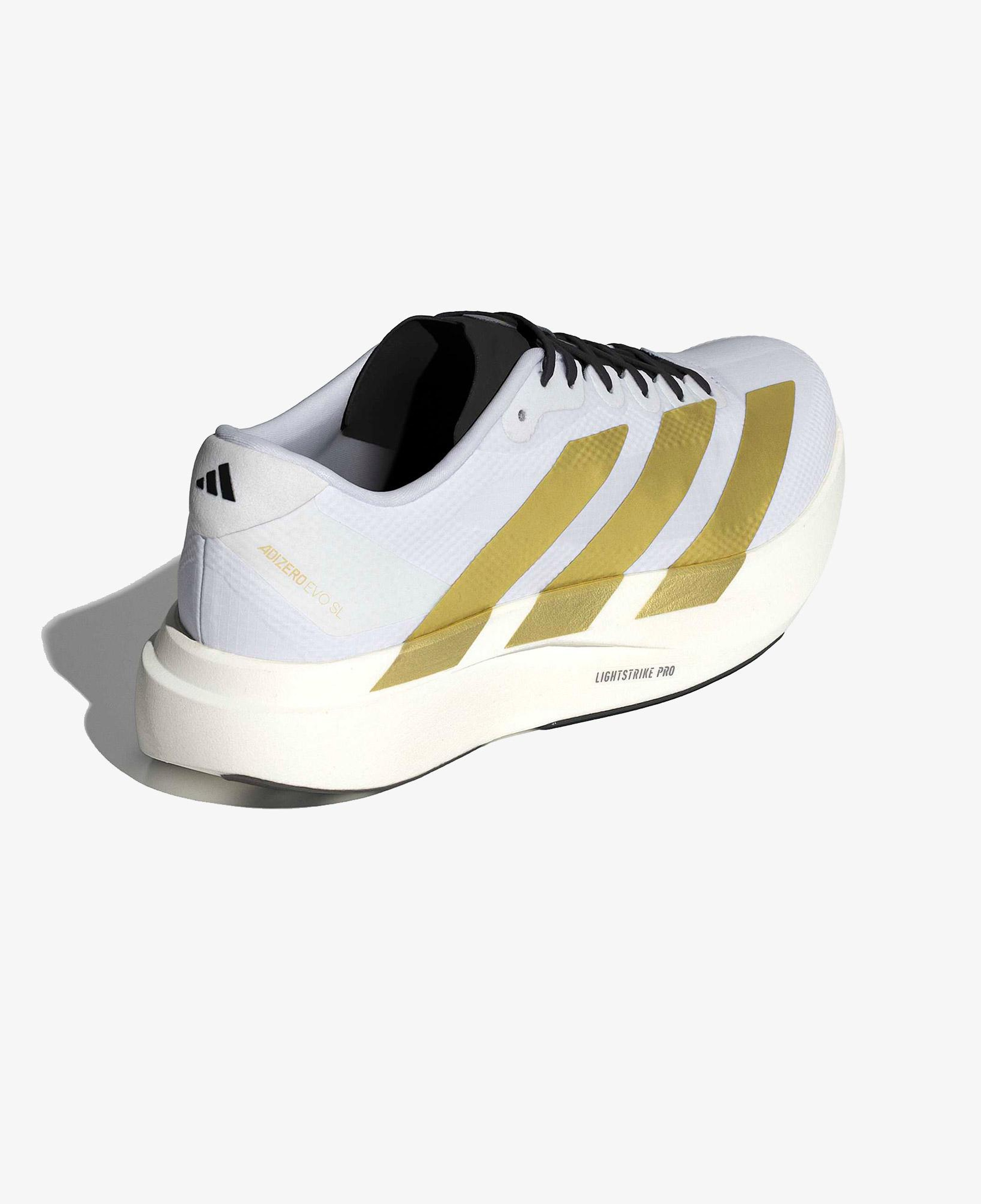 adidas Adizero Evo Sl Erkek Beyaz Koşu Ayakkabısı