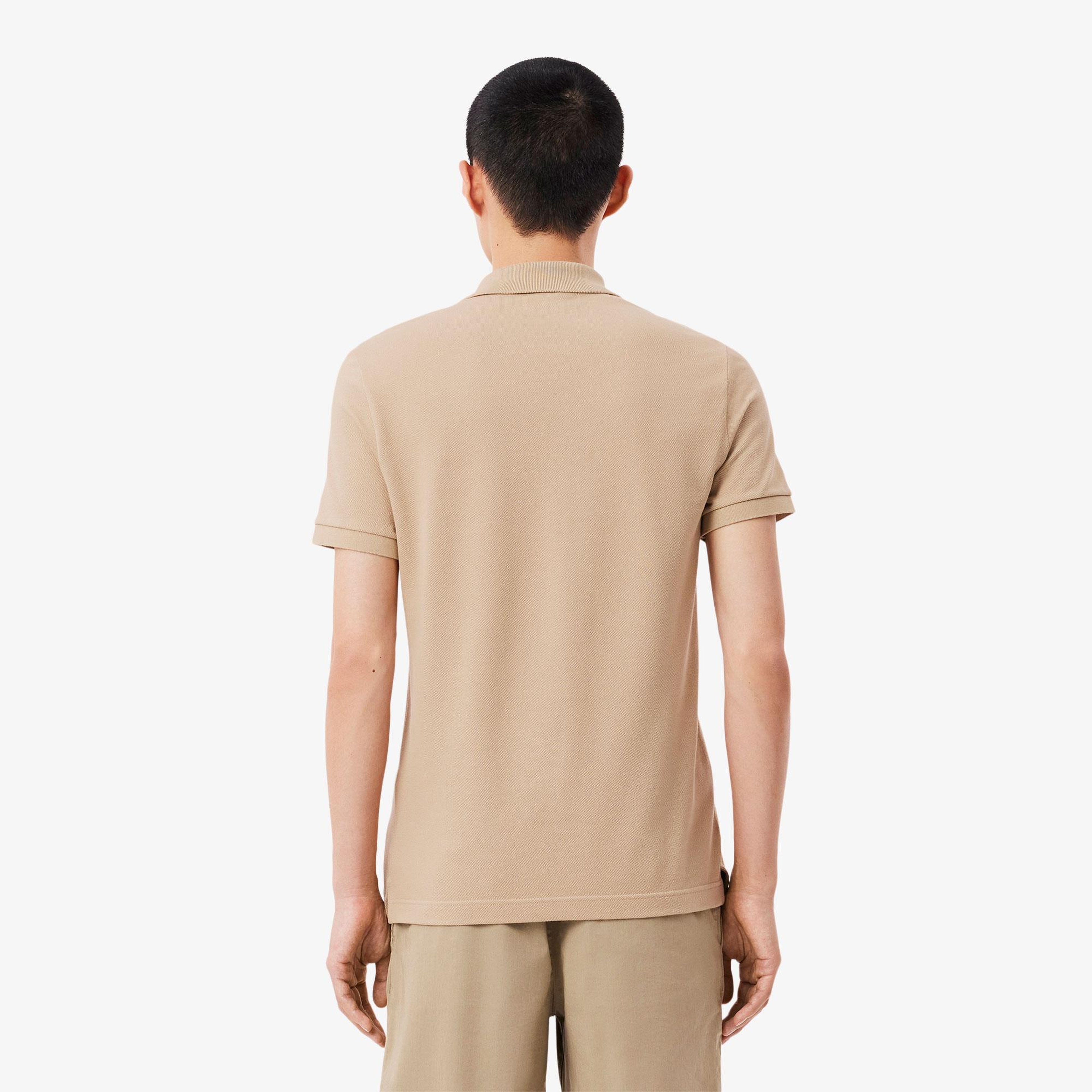 L.12.12 Erkek Slim Fit Bej Polo