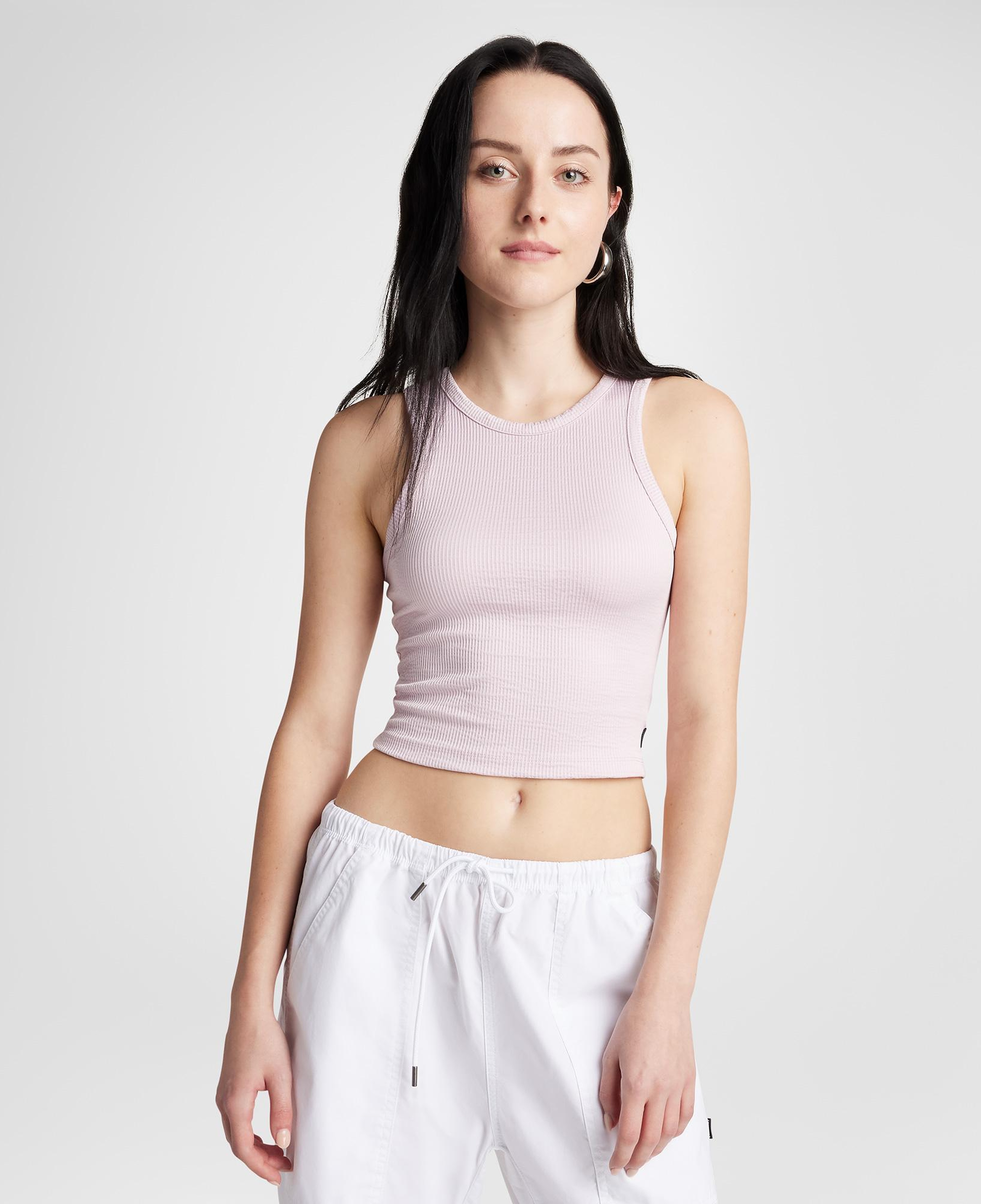 Converse Ribbed Knit Kadın Pembe T-Shirt