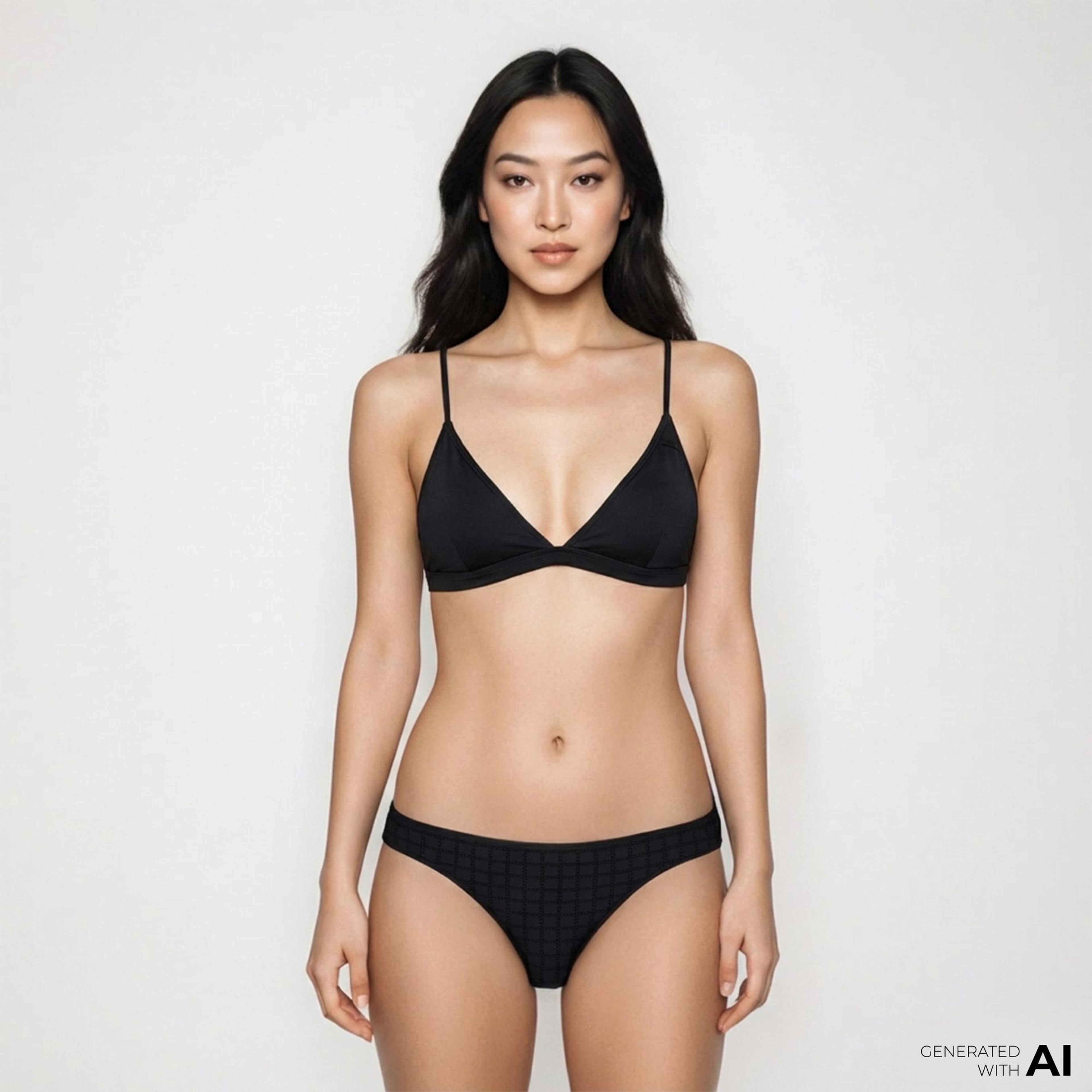 Roxy Beach Classics Fixed Tri Kadın Siyah Bikini Üstü