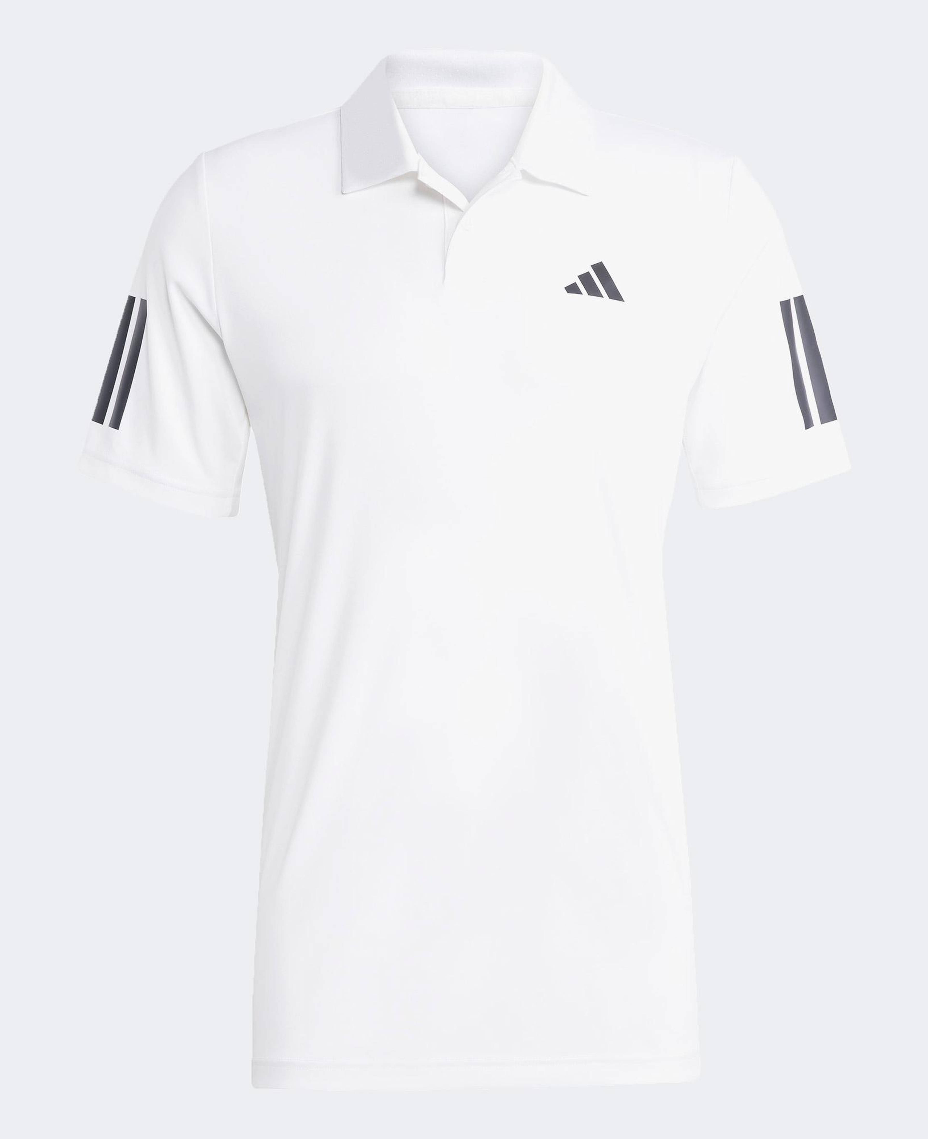 adidas Club 3 Stripes Erkek Beyaz Tenis Polo