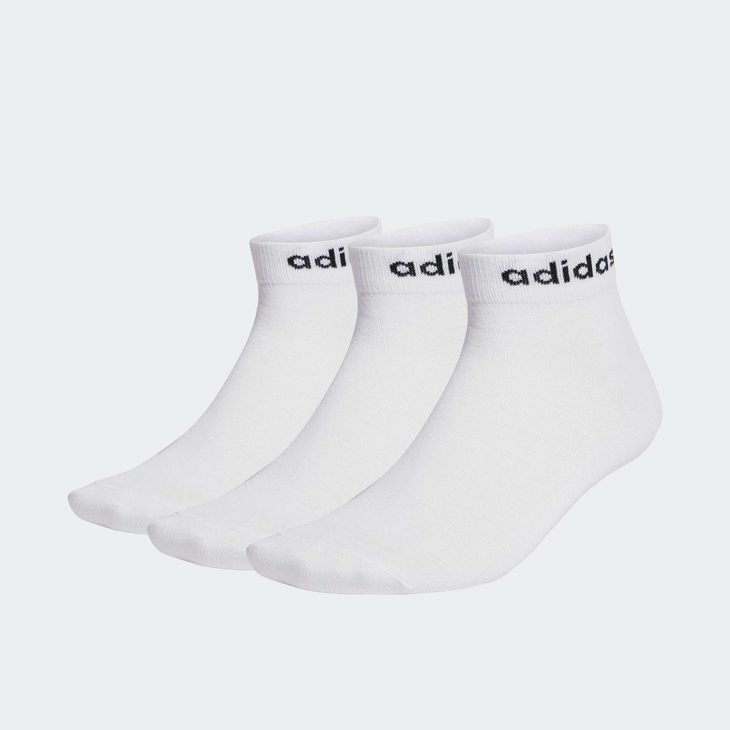 adidas T-Lin Ankle Unisex Beyaz 3'lü Çorap Seti