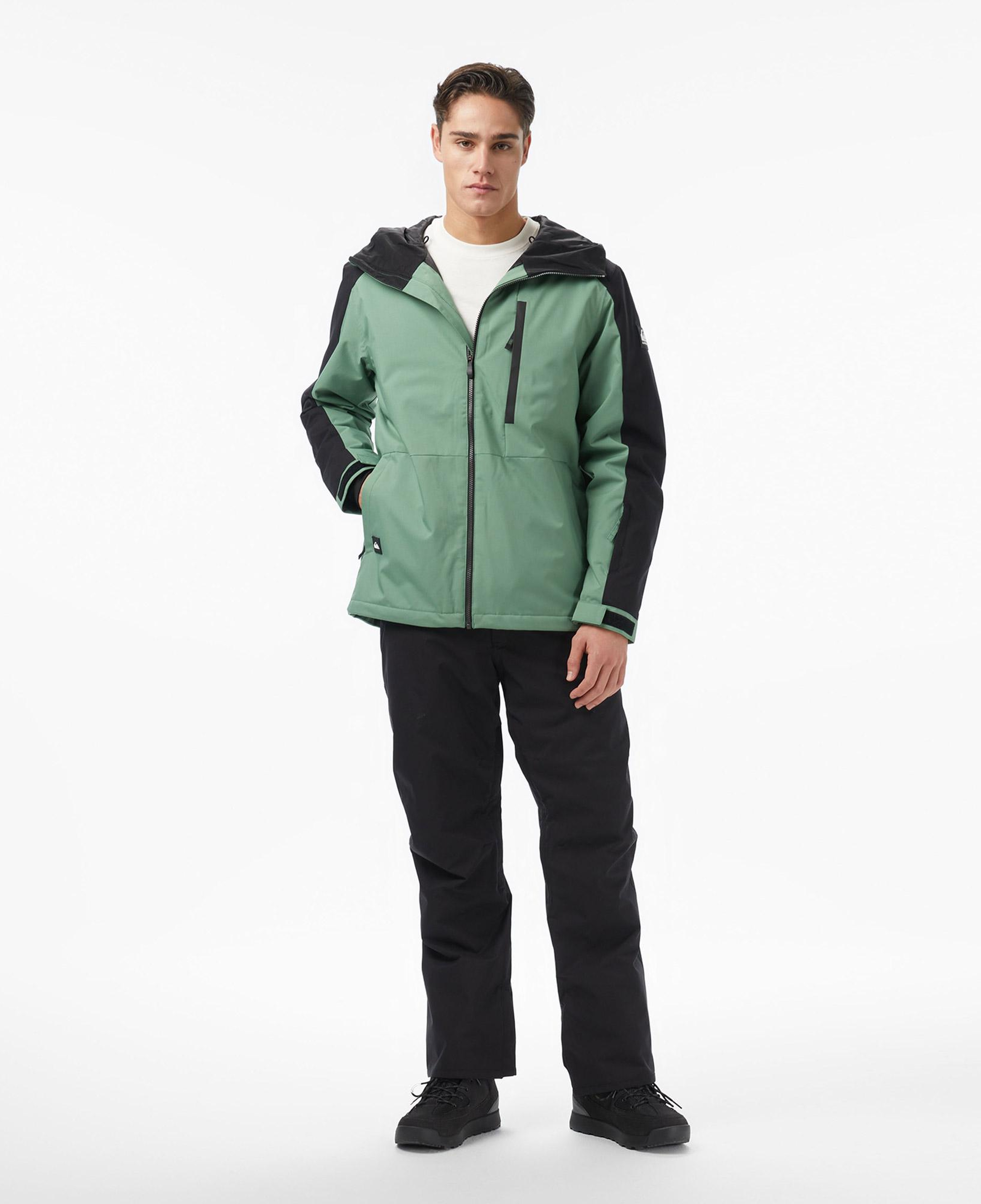 Quiksilver Mission Block Erkek Yeşil Kayak Montu