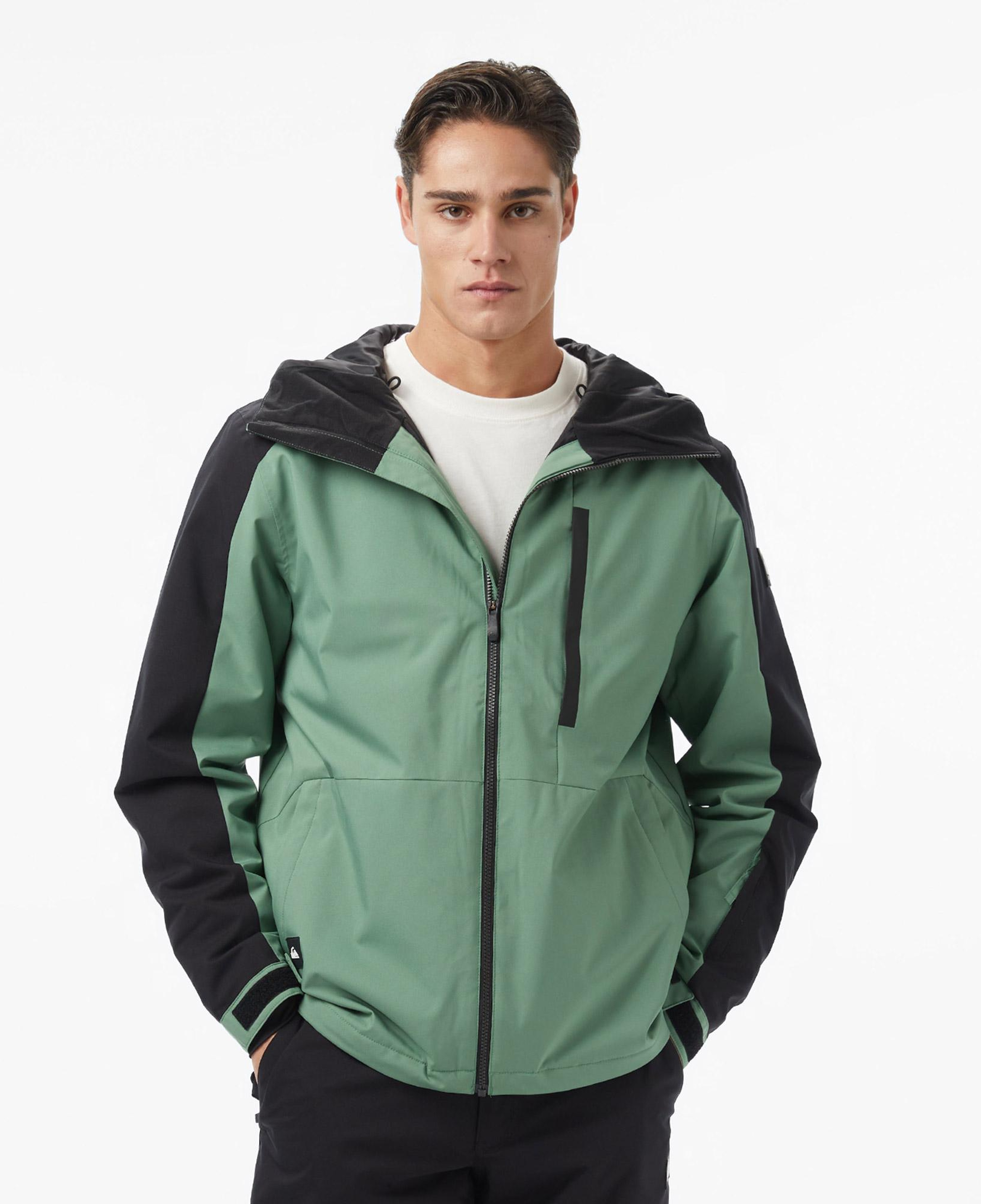 Quiksilver Mission Block Erkek Yeşil Kayak Montu