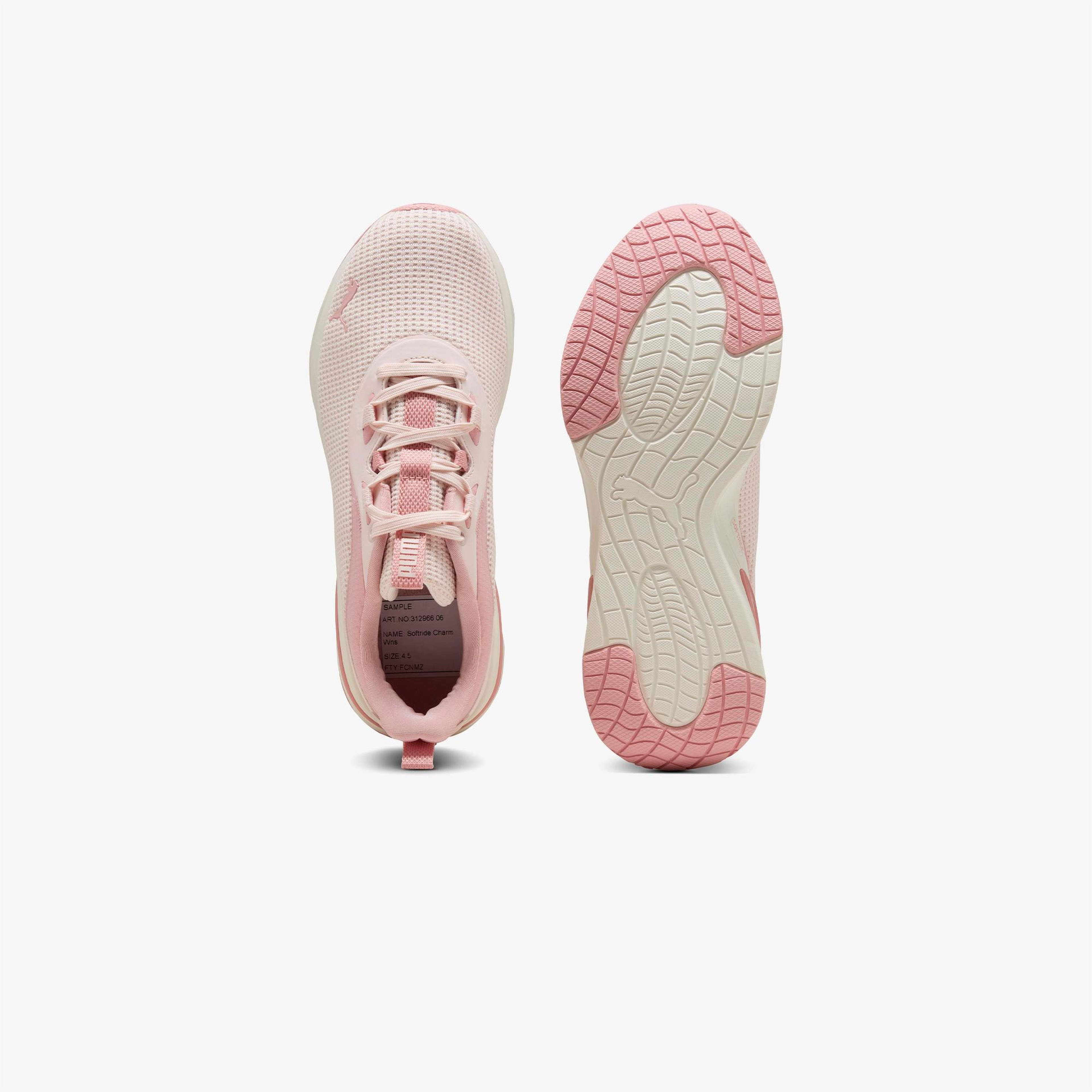 Puma Softride Charm Kadın Krem Koşu Ayakkabısı