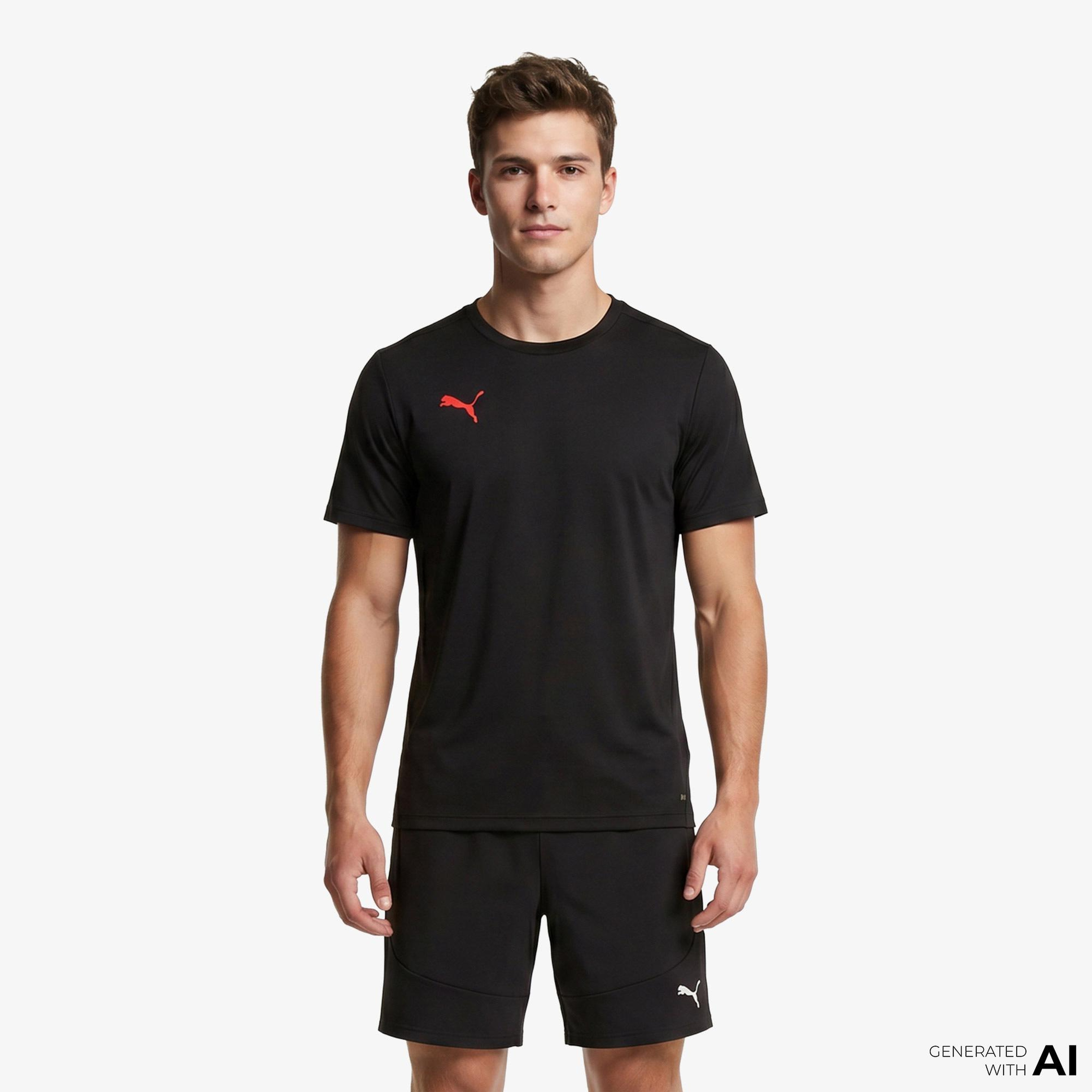 Puma Individualrise Logo Erkek Siyah Forma