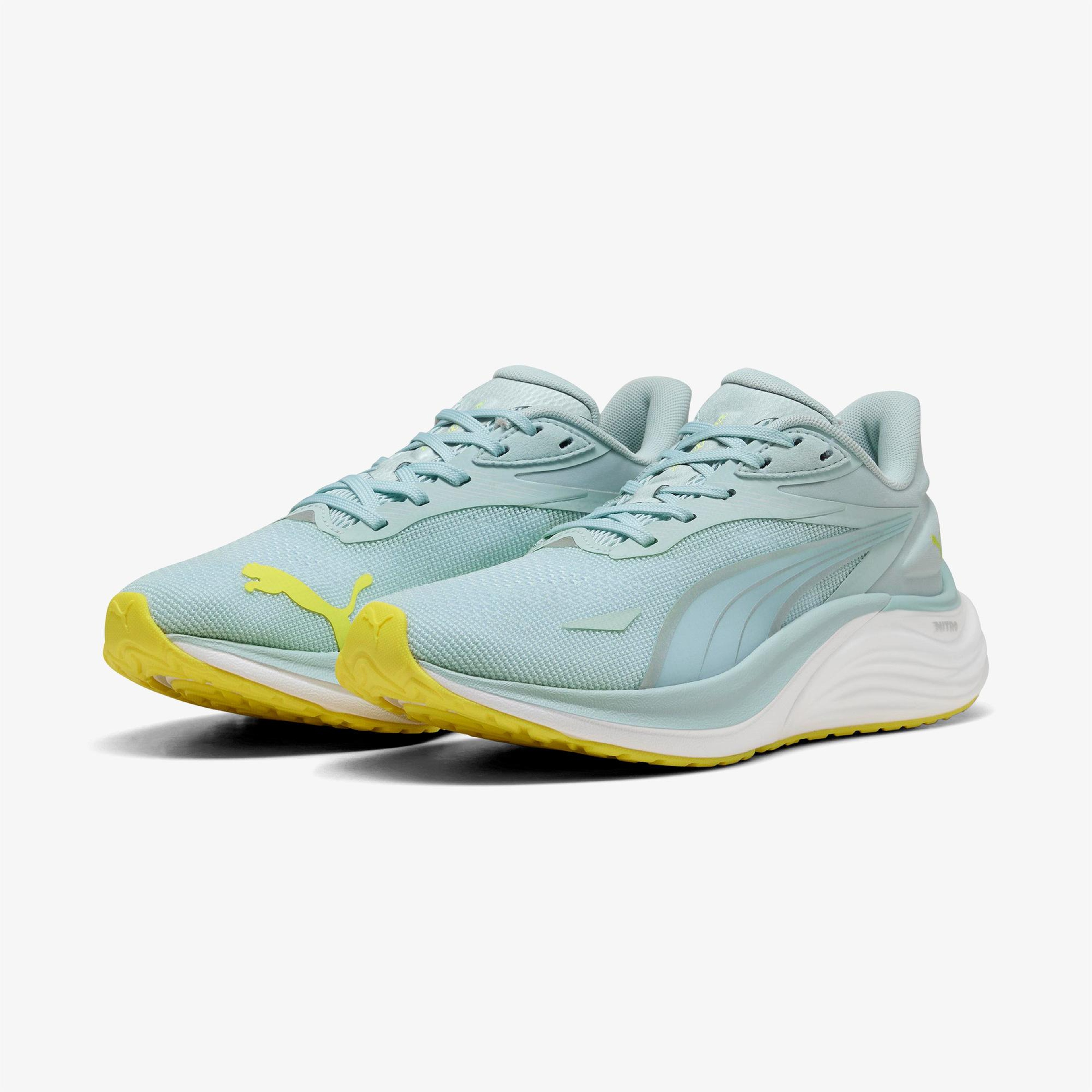 Puma Electrify Nitro 4 Kadın Beyaz Koşu Ayakkabısı