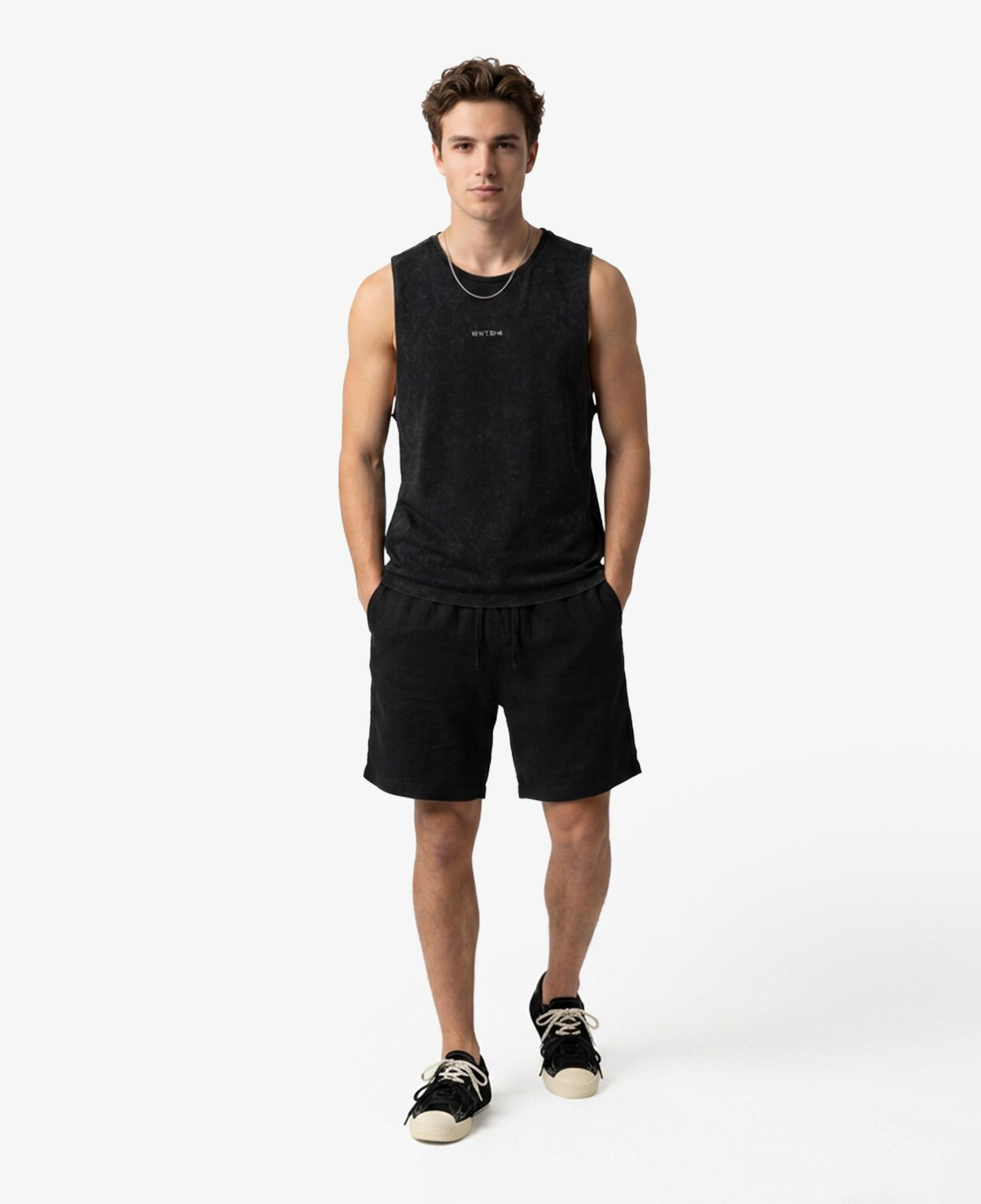 UNITED4 Regular Fit Erkek Siyah Atlet