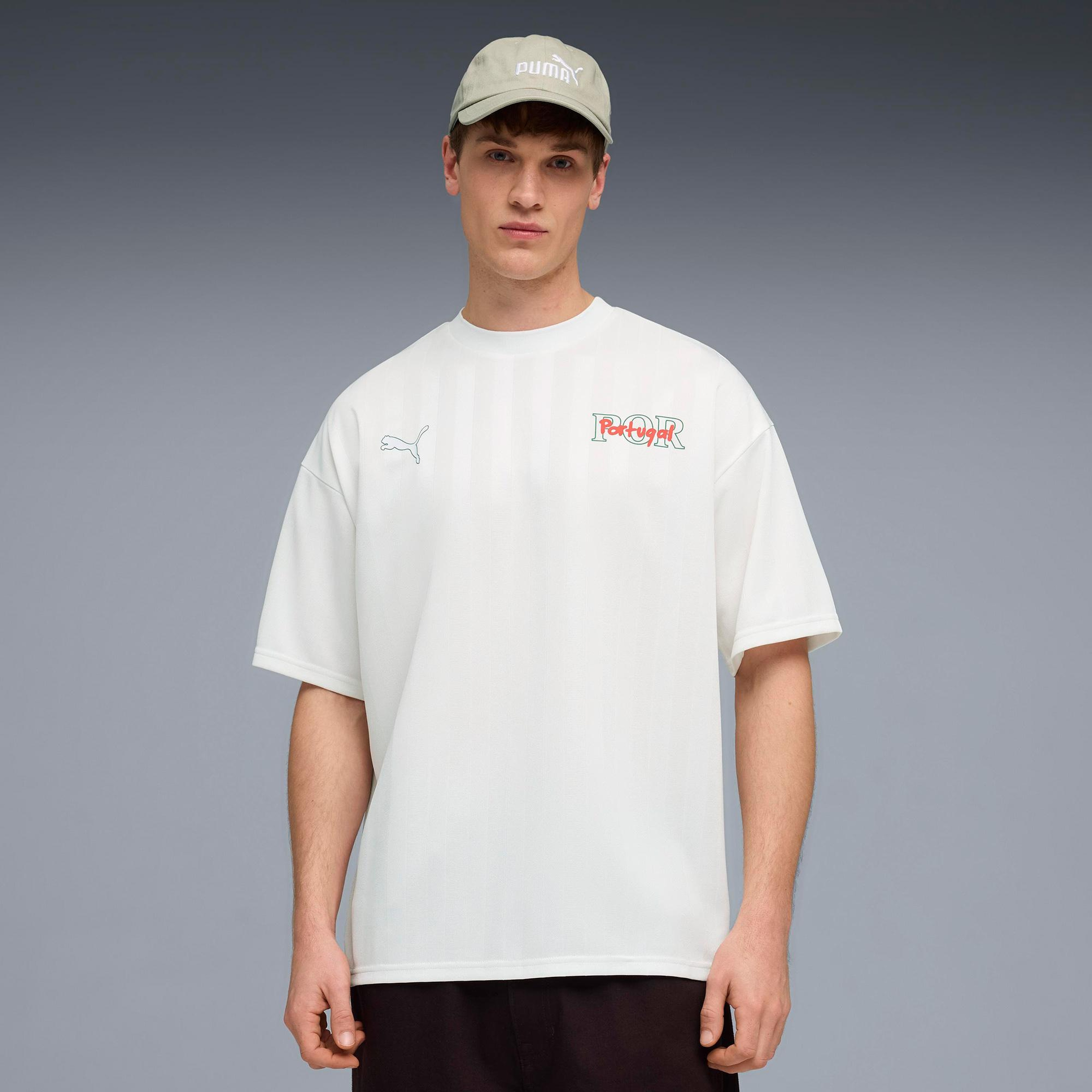 Puma Portekiz 2026 Erkek Beyaz T-Shirt