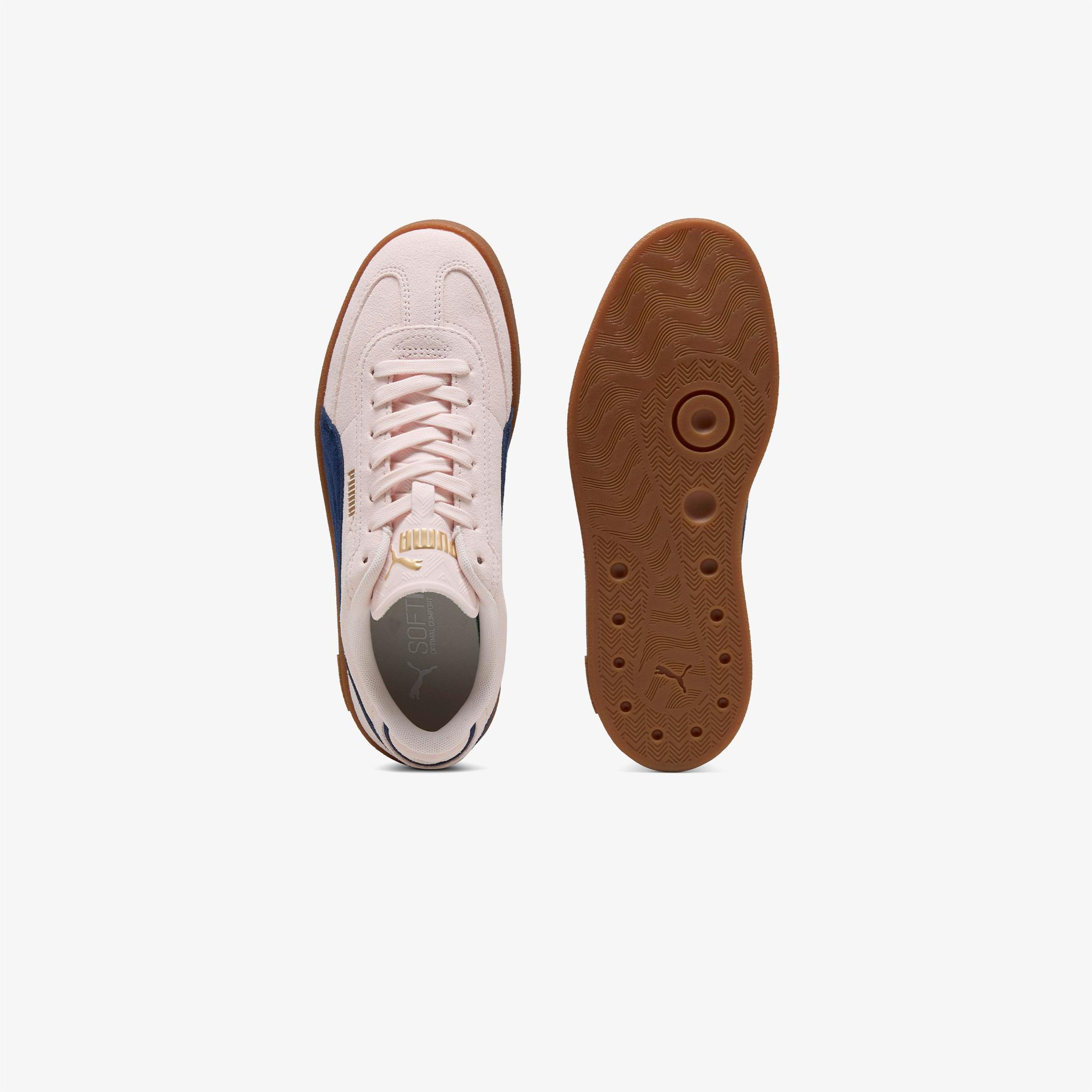 Puma Club II Era Suede Kadın Krem Spor Ayakkabı