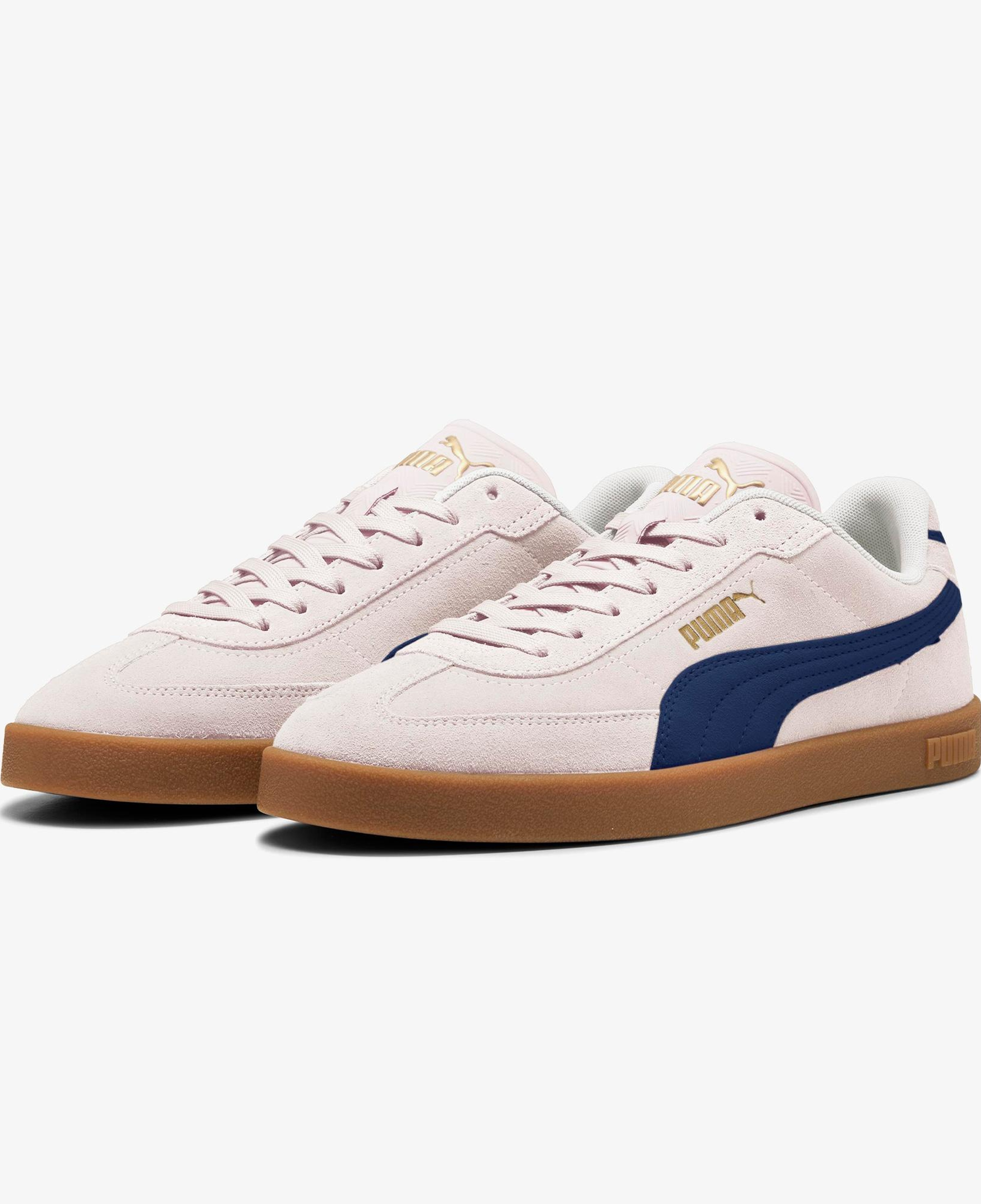 Puma Club II Era Suede Kadın Krem Spor Ayakkabı