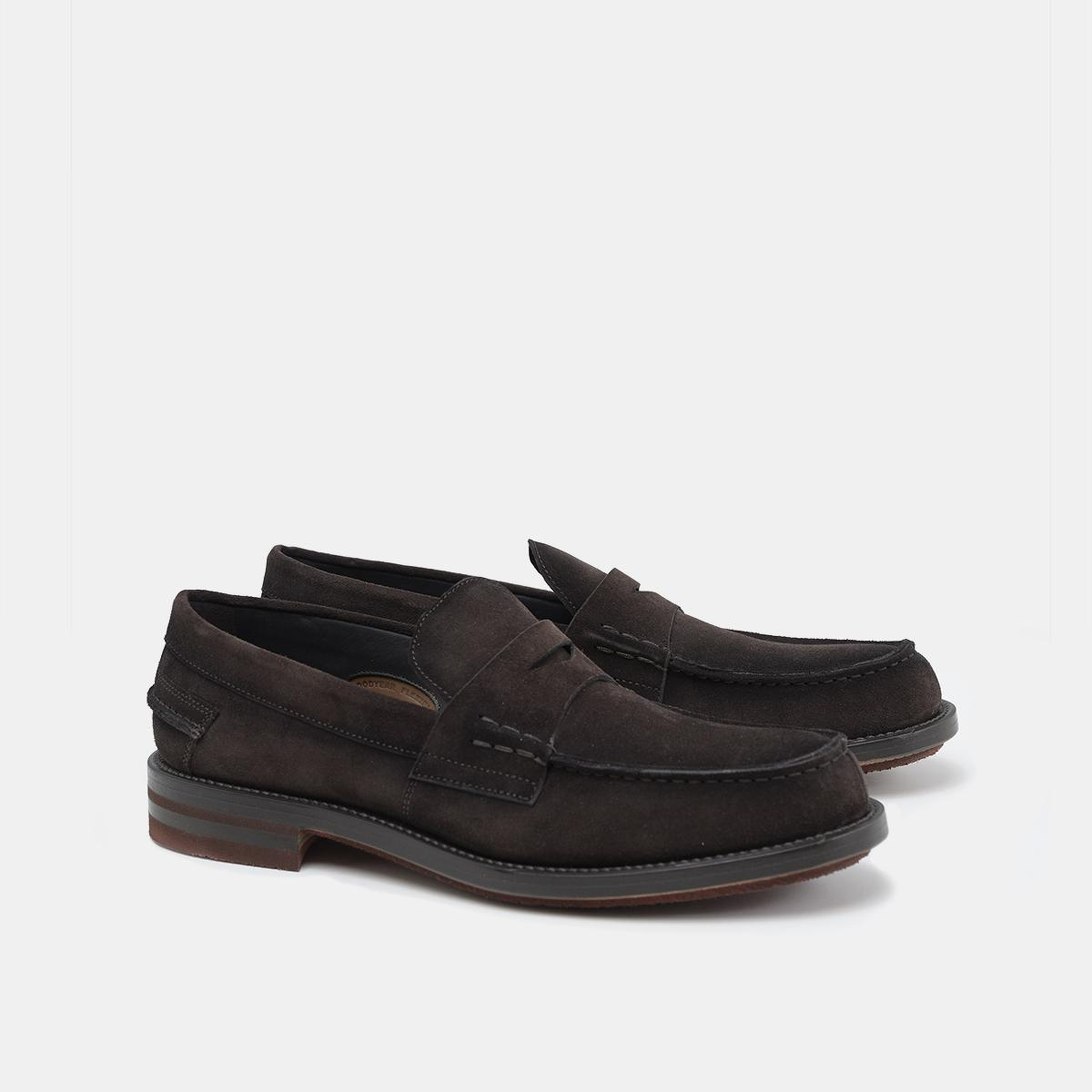 Erkek Kahverengi Deri Loafer
