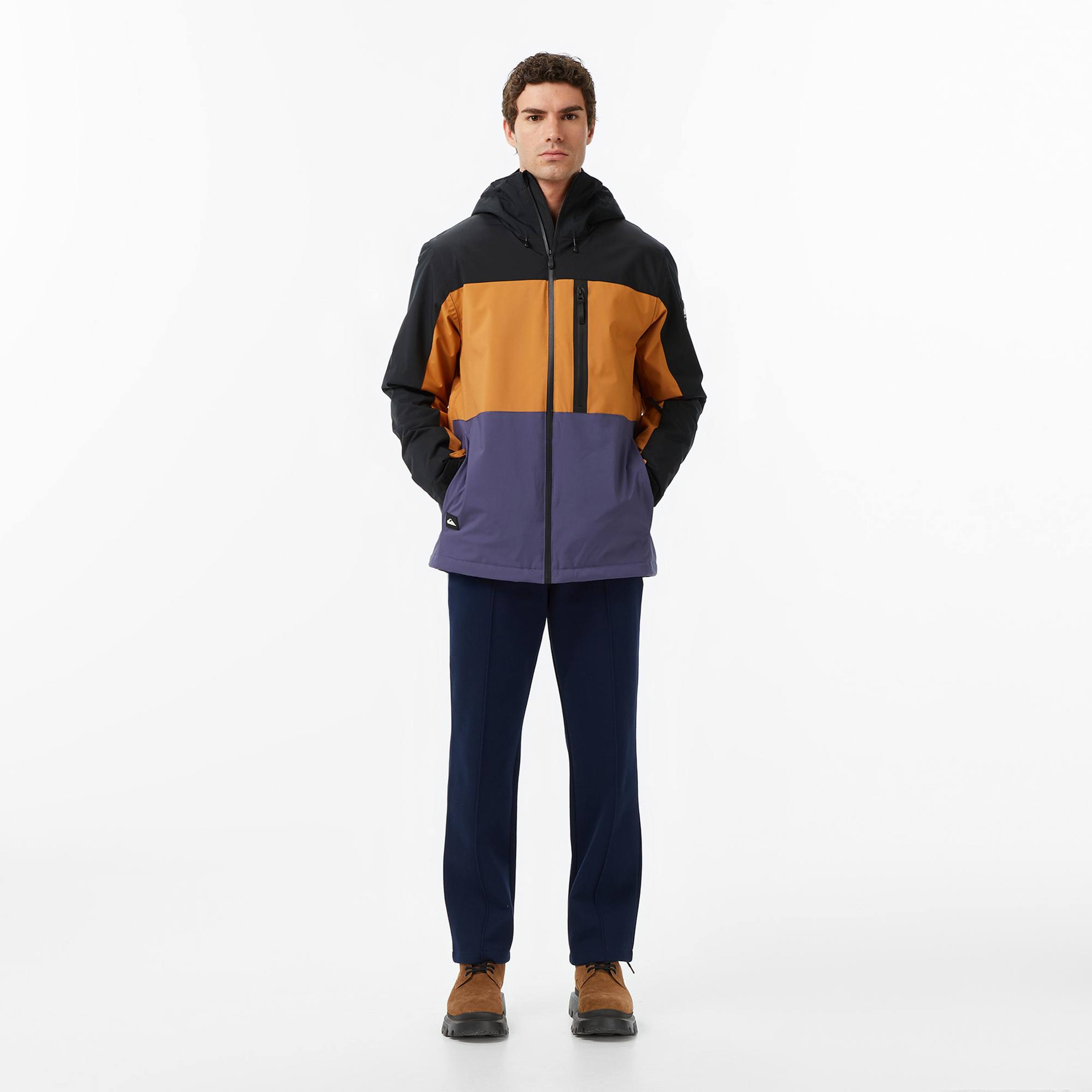 Quiksilver Sycamore Block 20K Erkek Renkli Kayak Montu
