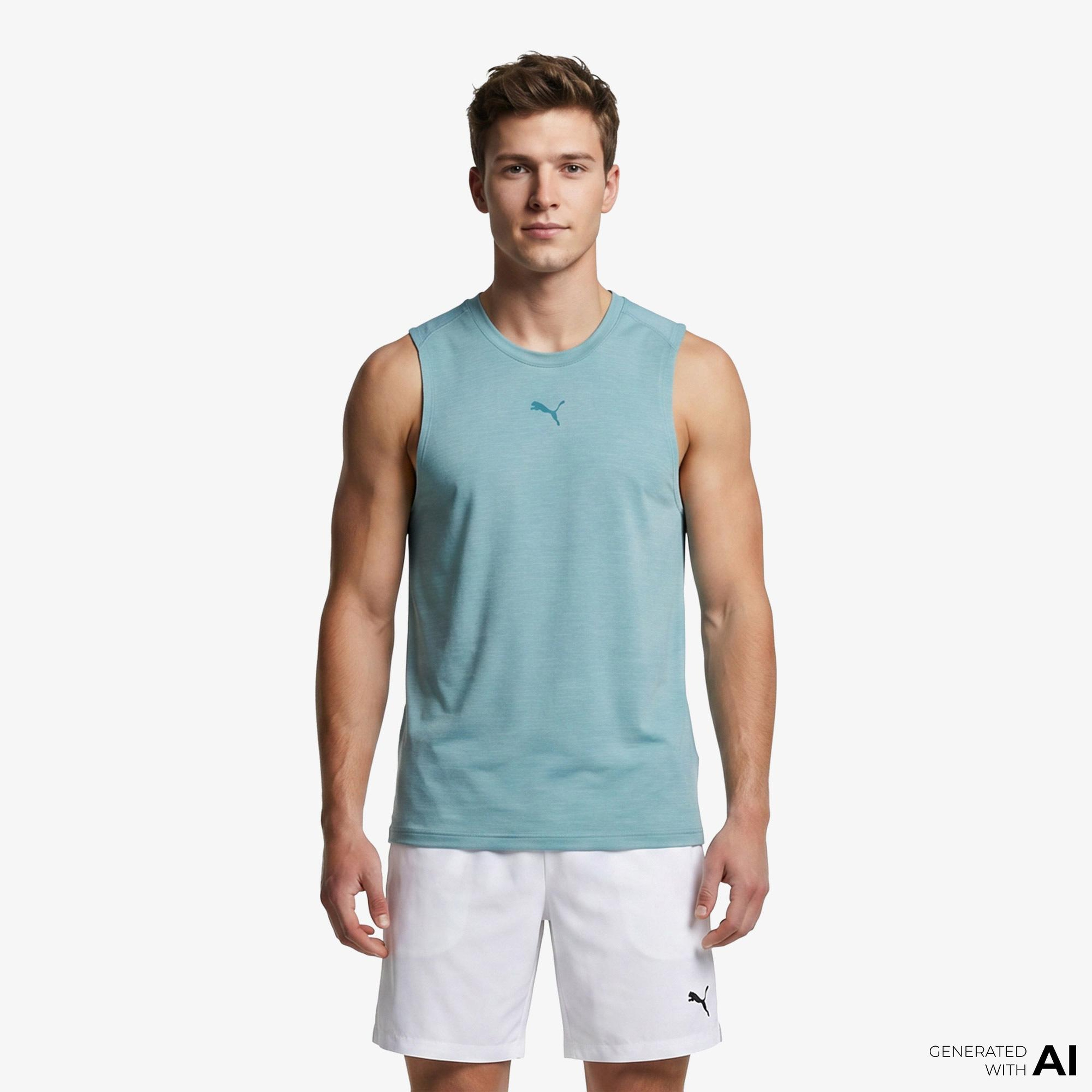Puma Cloudspun Erkek Mavi Antrenman Atlet