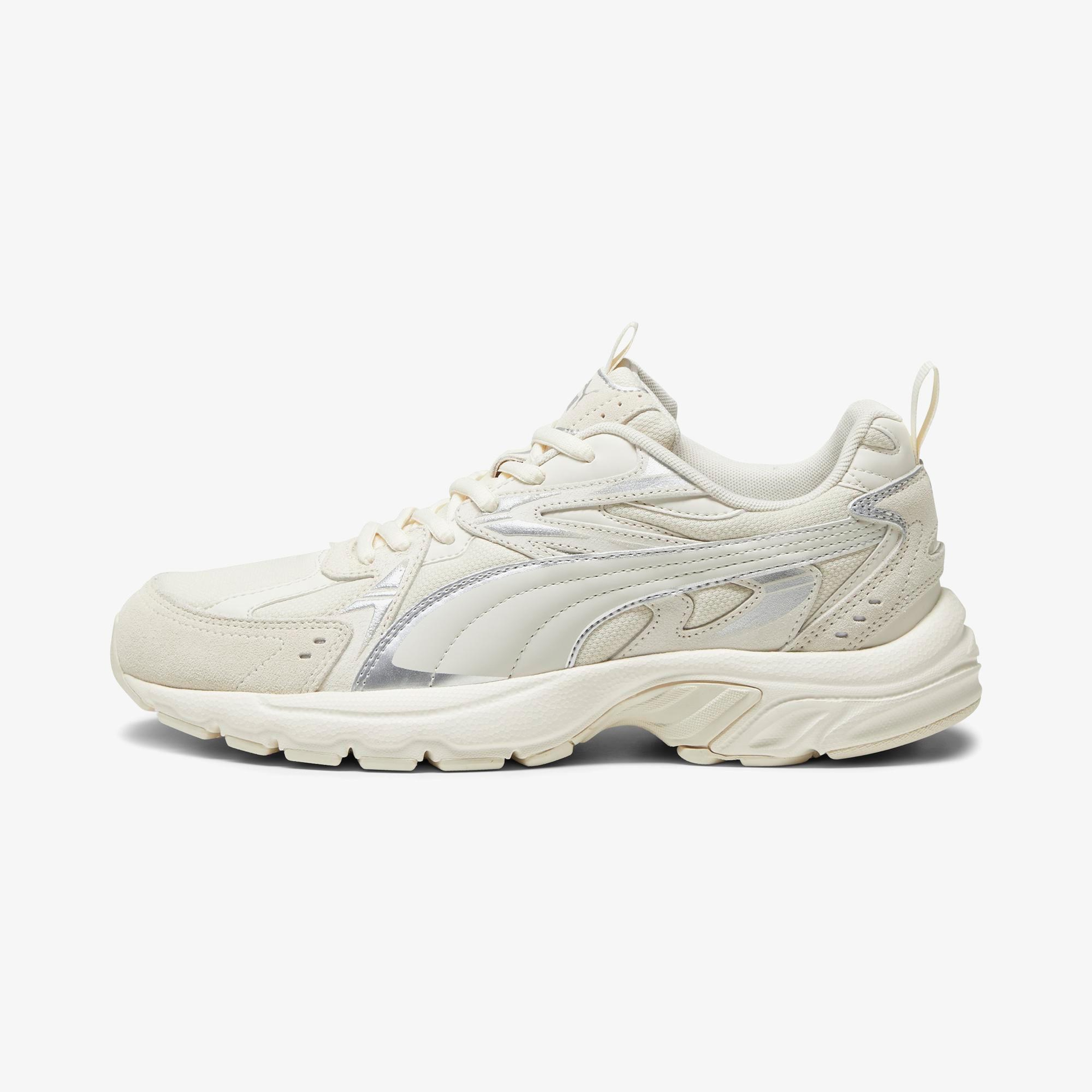 Puma Milenio Tech Suede Unisex Beyaz Günlük Spor Ayakkabı