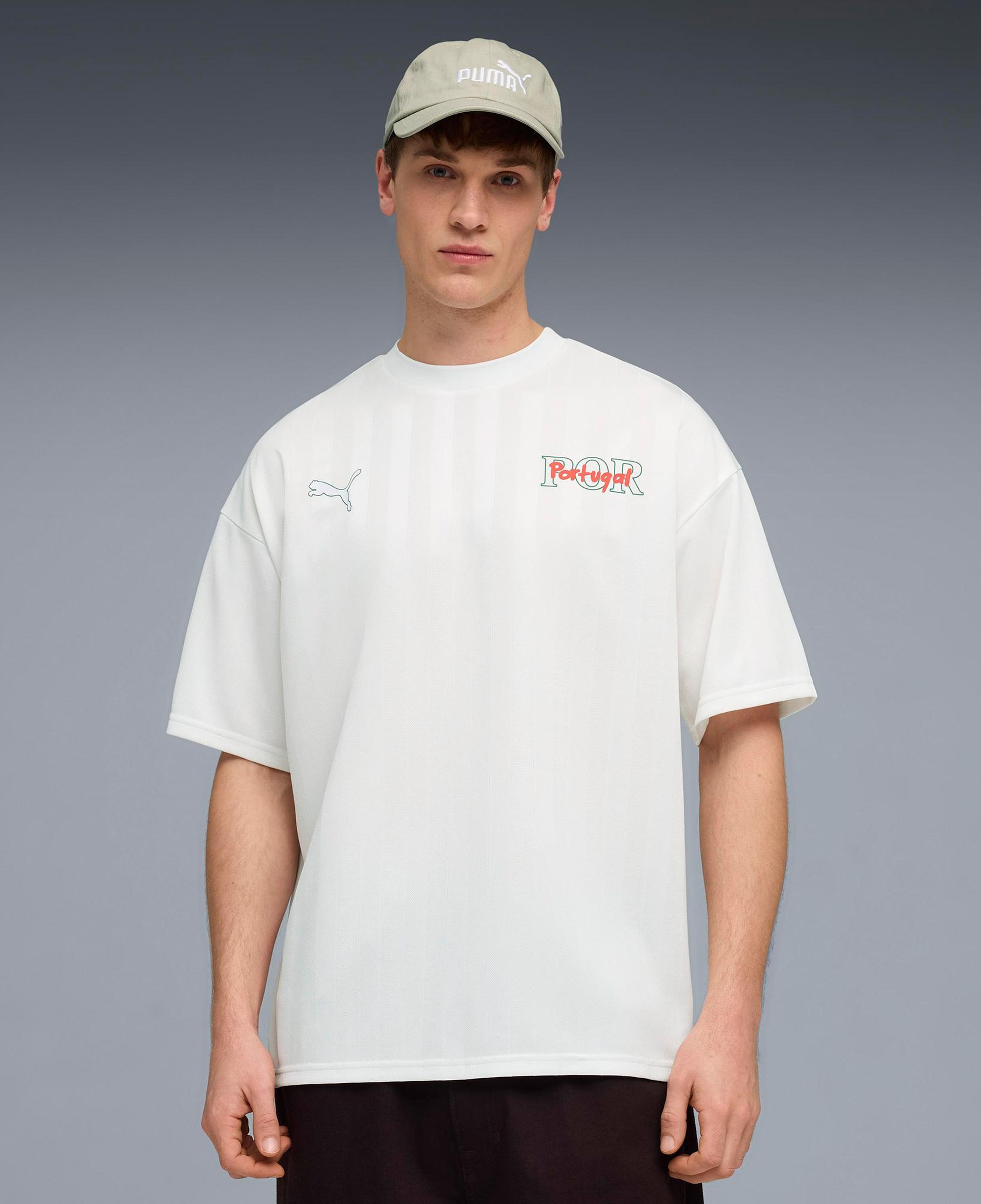 Puma Portekiz 2026 Erkek Beyaz T-Shirt