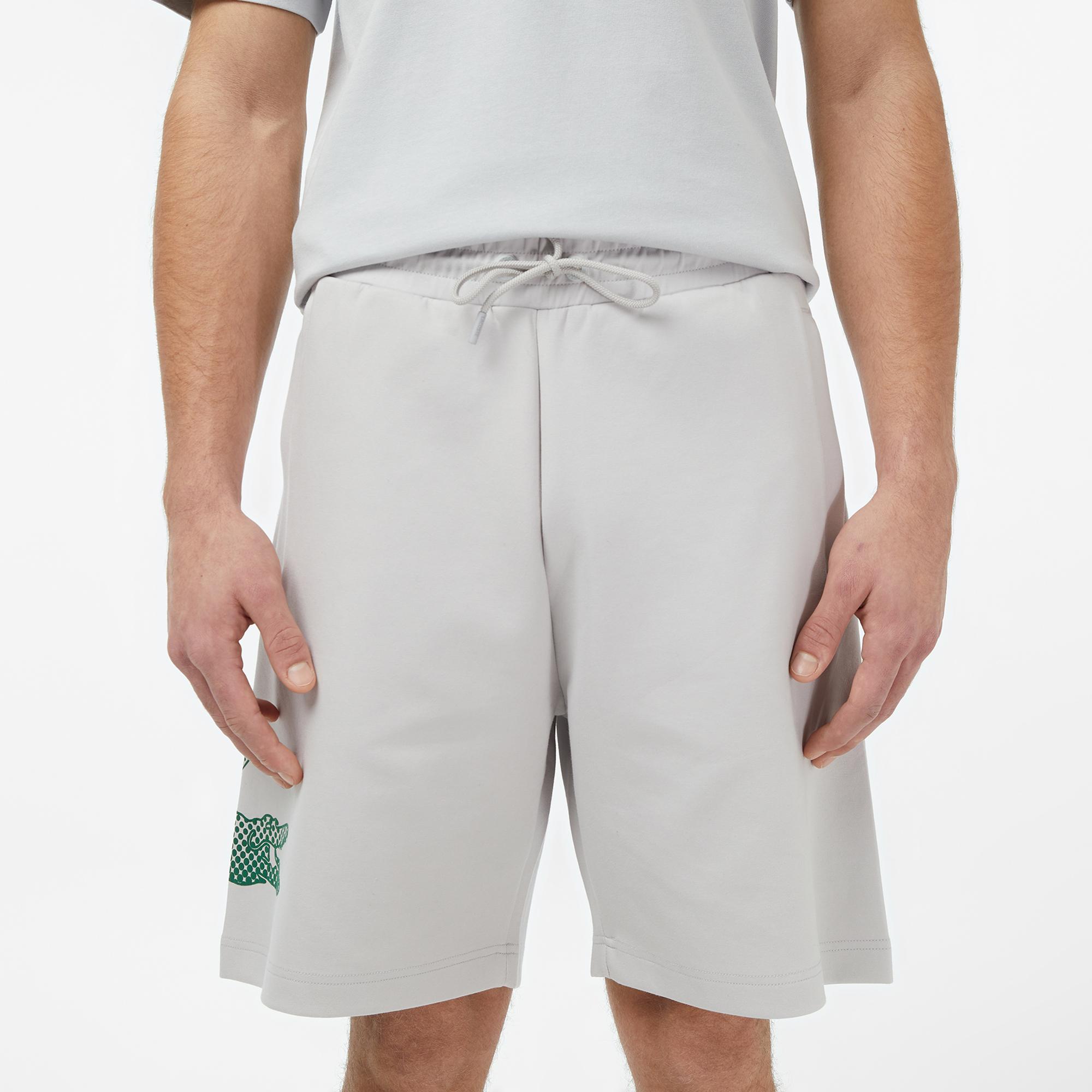 Lacoste House of SuperStep x Lacoste Erkek Gri Şort