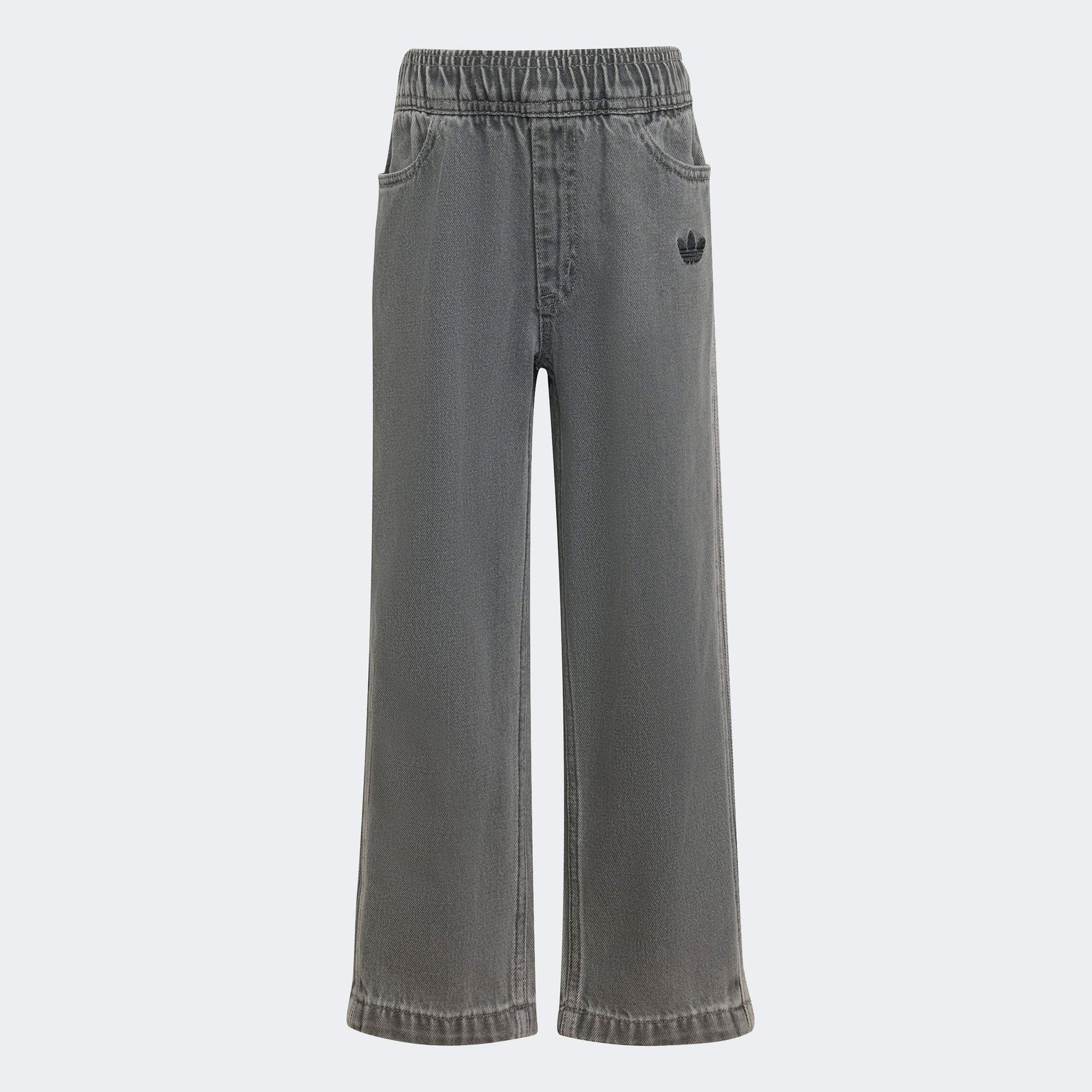 adidas Denim Crew Set Çocuk Gri Eşofman Takımı