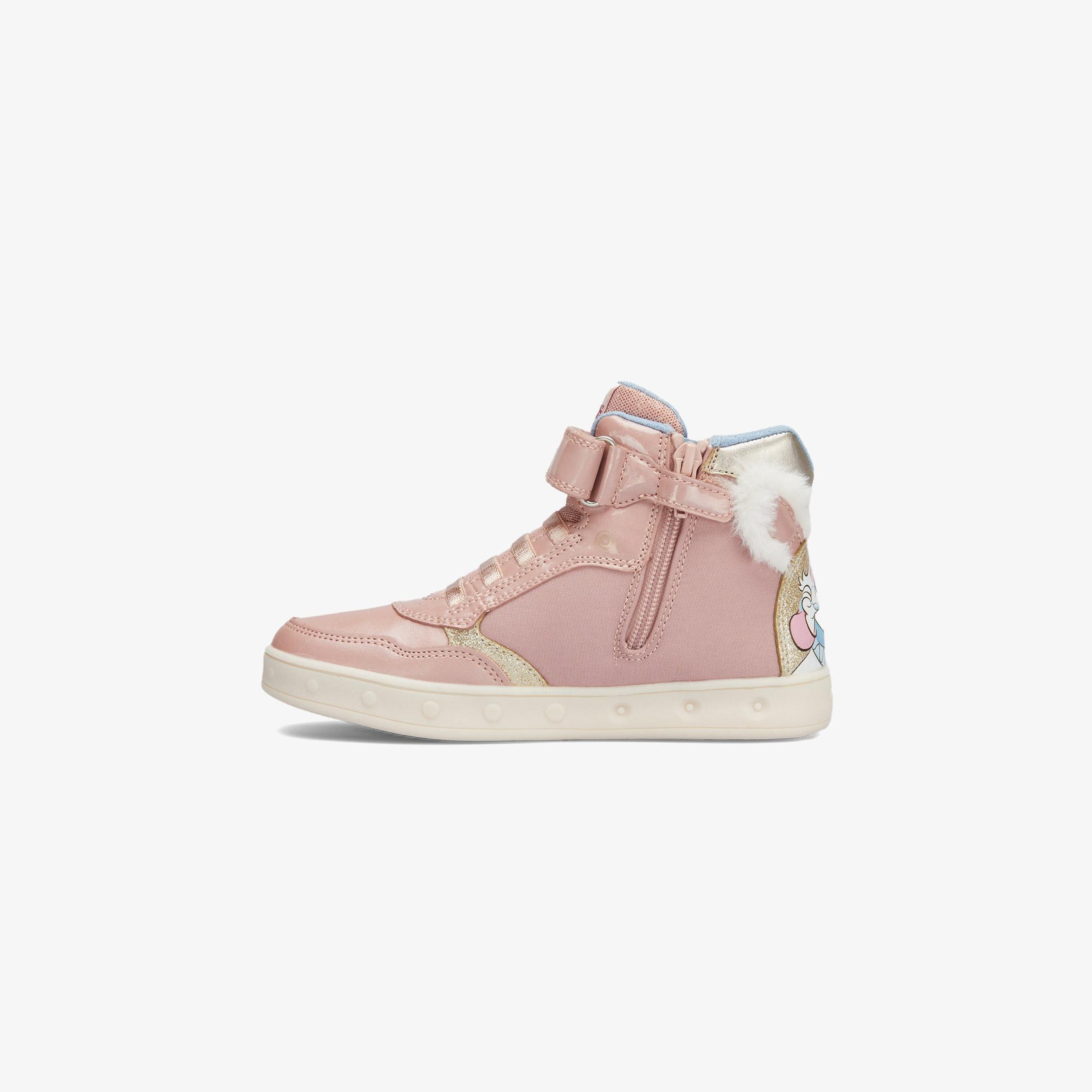 Geox J Skylin G. G Çocuk Pembe Spor Ayakkabı