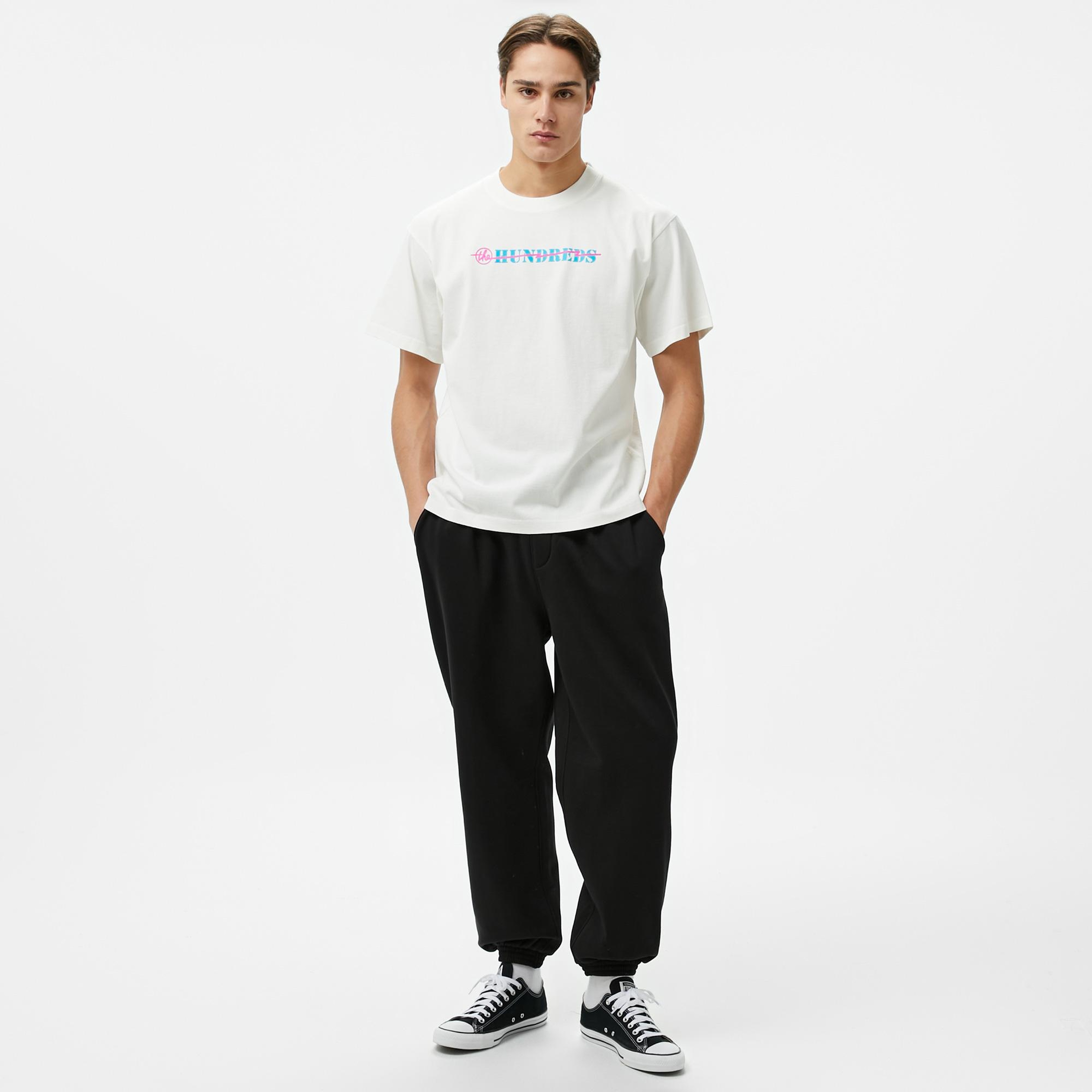 The Hundreds Where Bar Erkek Beyaz T-Shirt