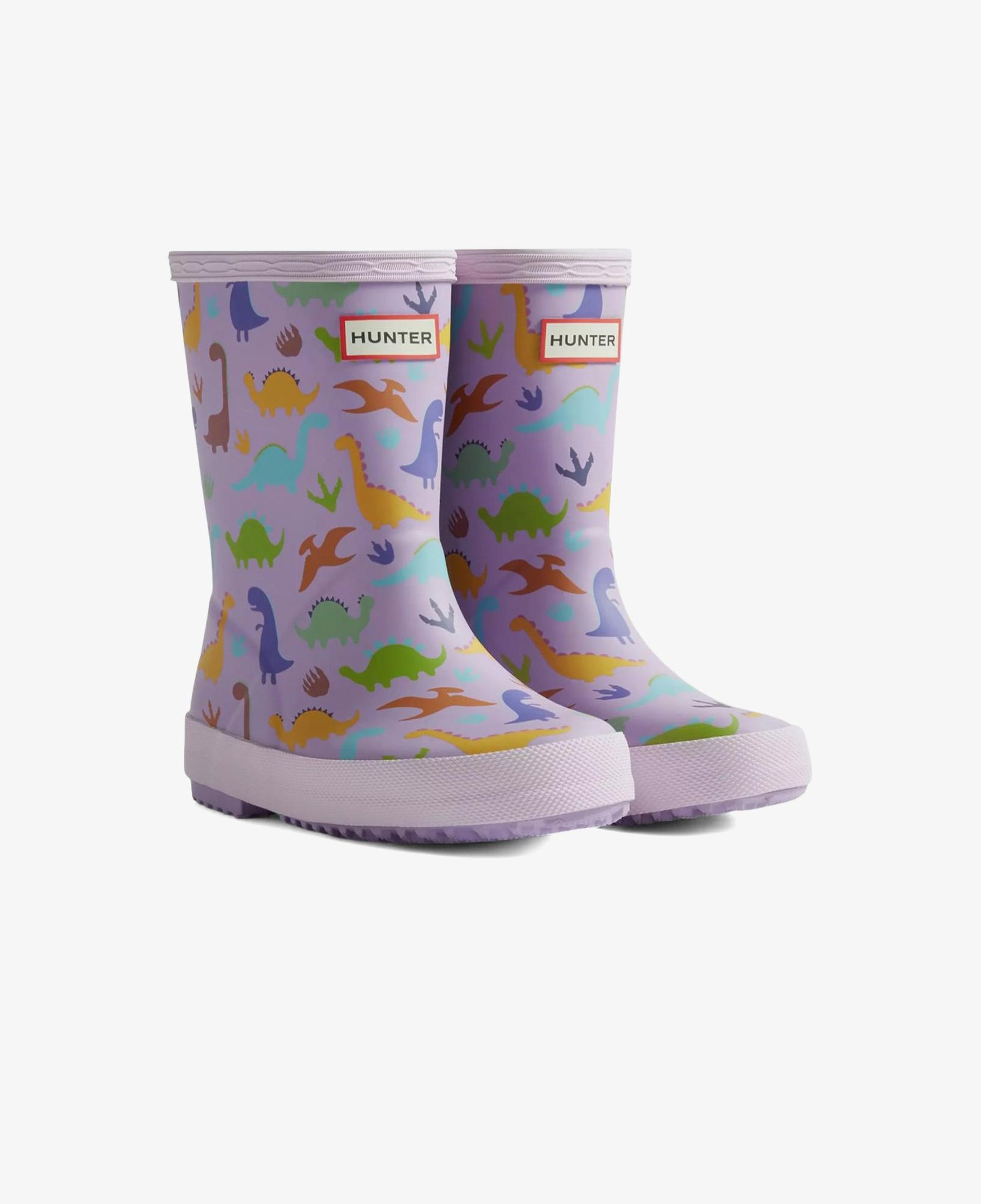 Hunter Originals Wellington Dinosaur Bebek Mor Bot