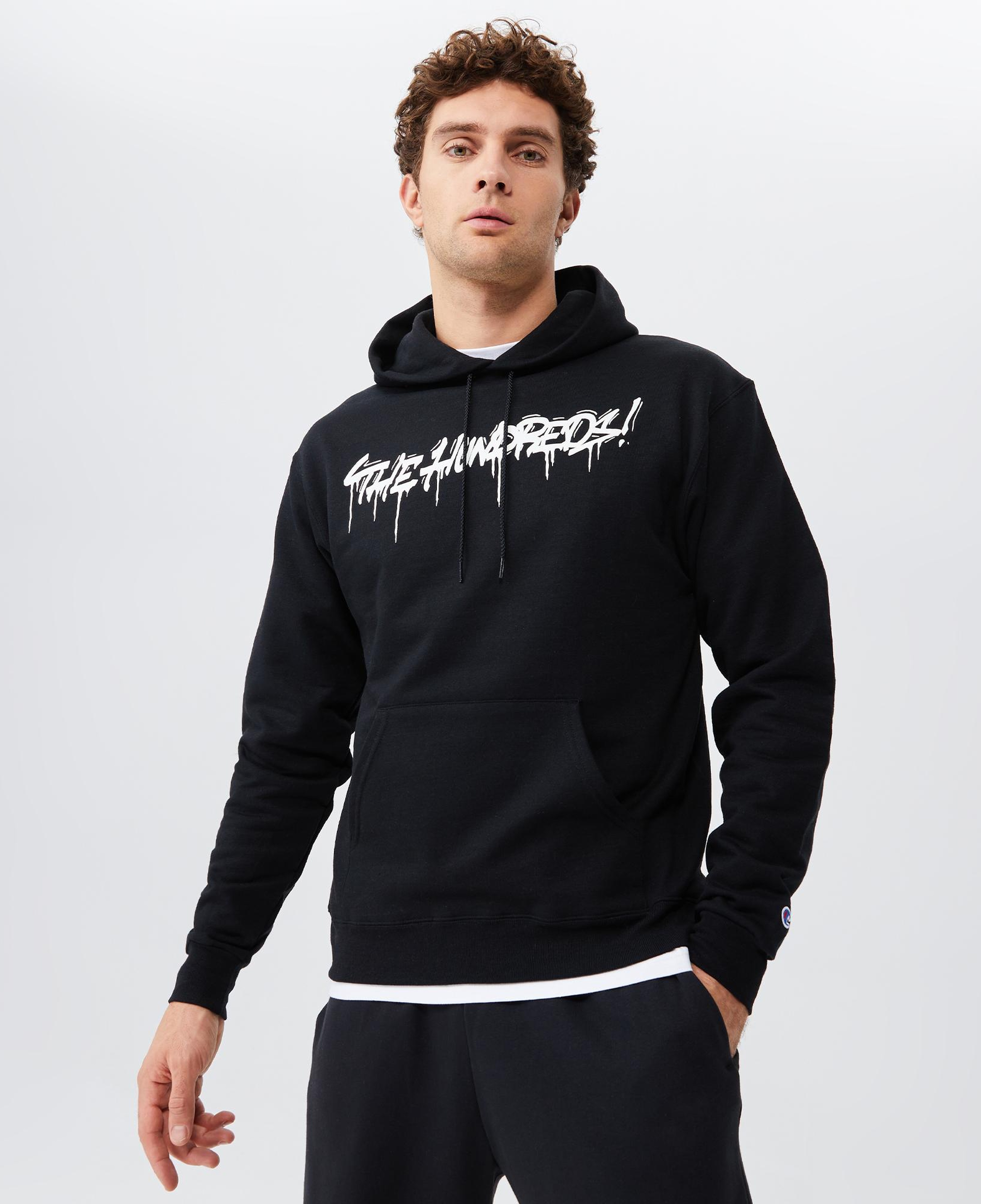 The Hundreds Tag Erkek Siyah Hoodie