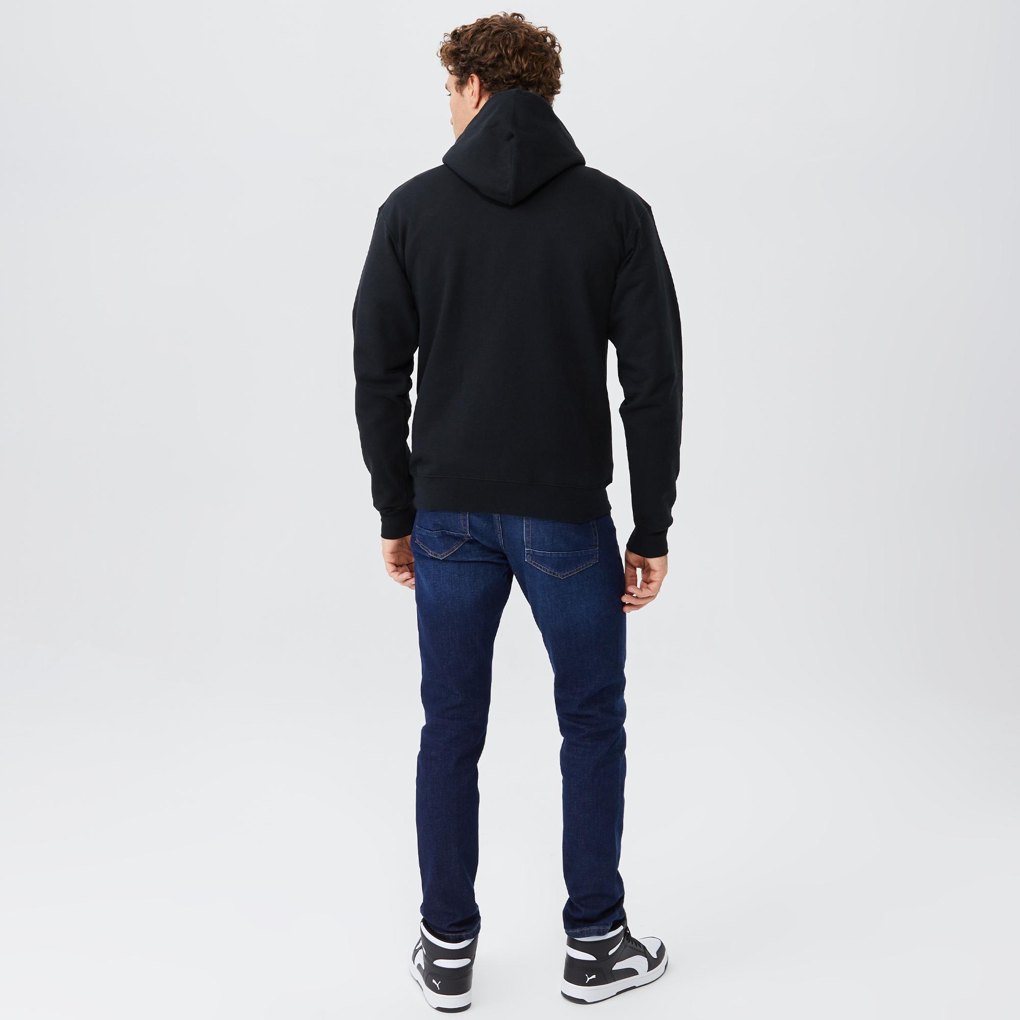 The Hundreds Slime Slant Erkek Siyah Hoodie