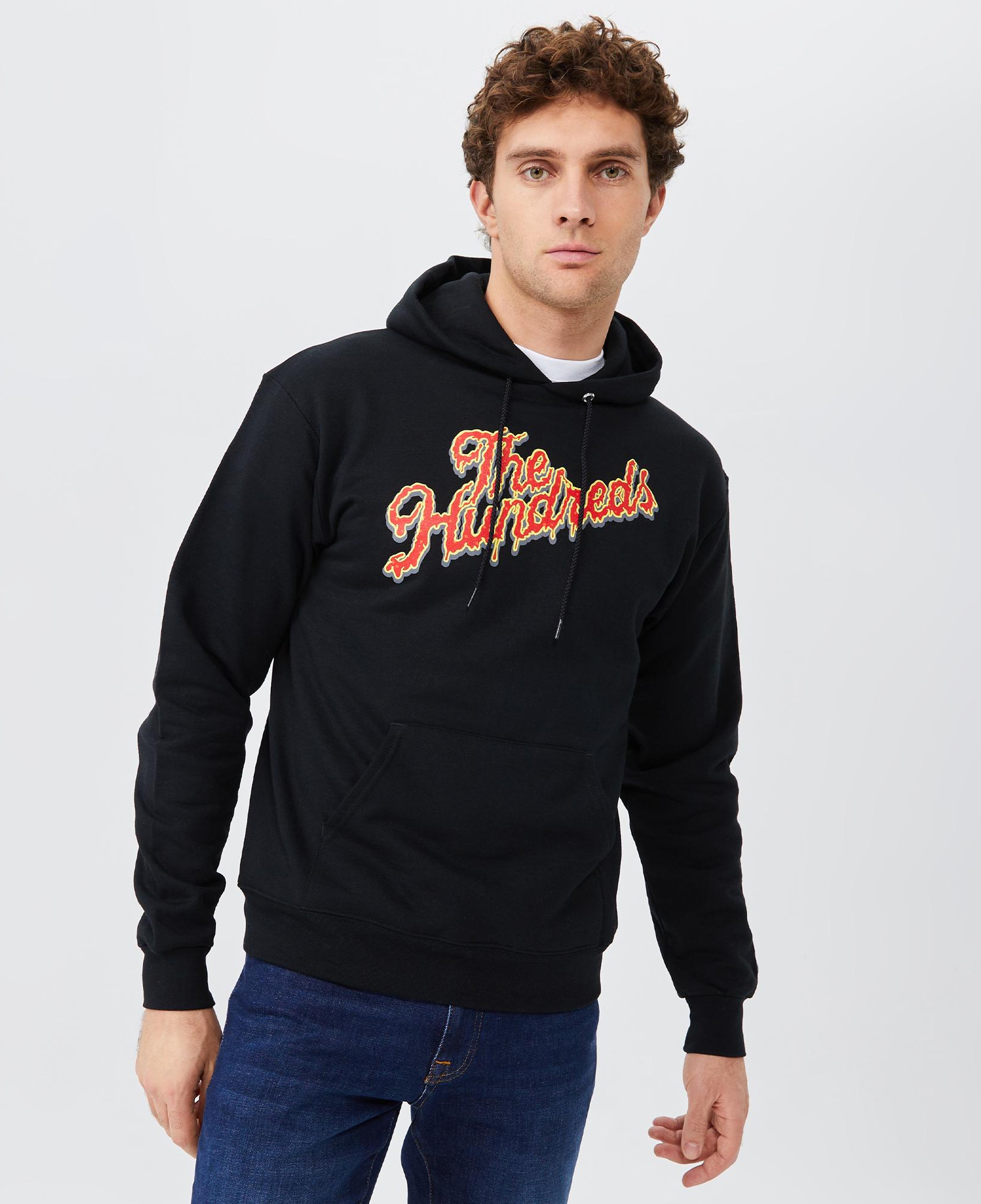 The Hundreds Slime Slant Erkek Siyah Hoodie