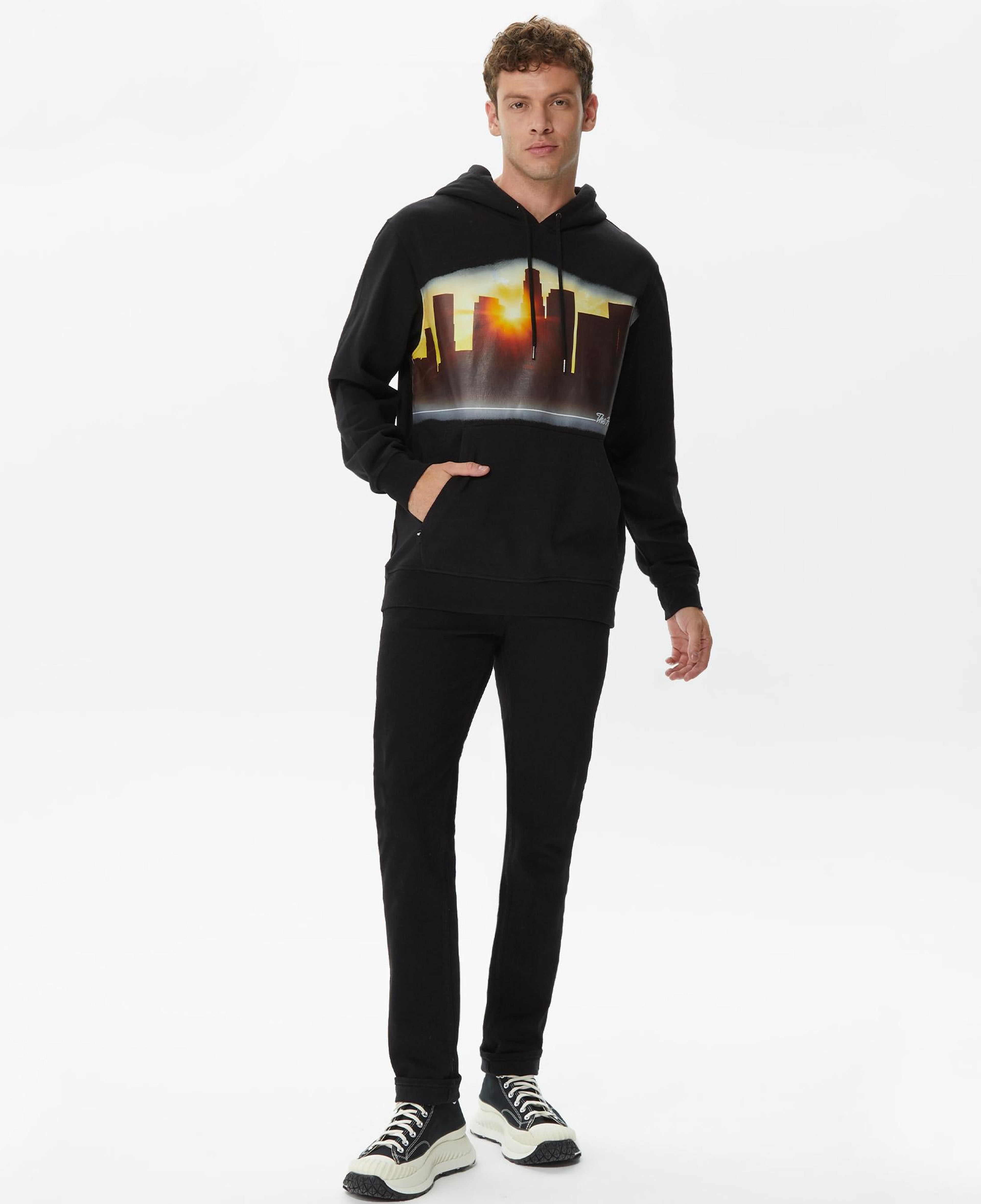 The Hundreds Skyline Erkek Siyah Hoodie