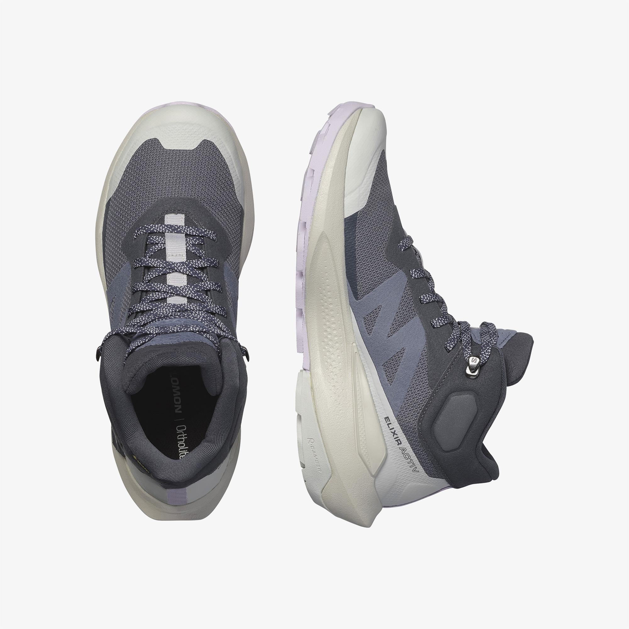Salomon Elixir Activ Mid Gore-Tex Kadın Gri Bot