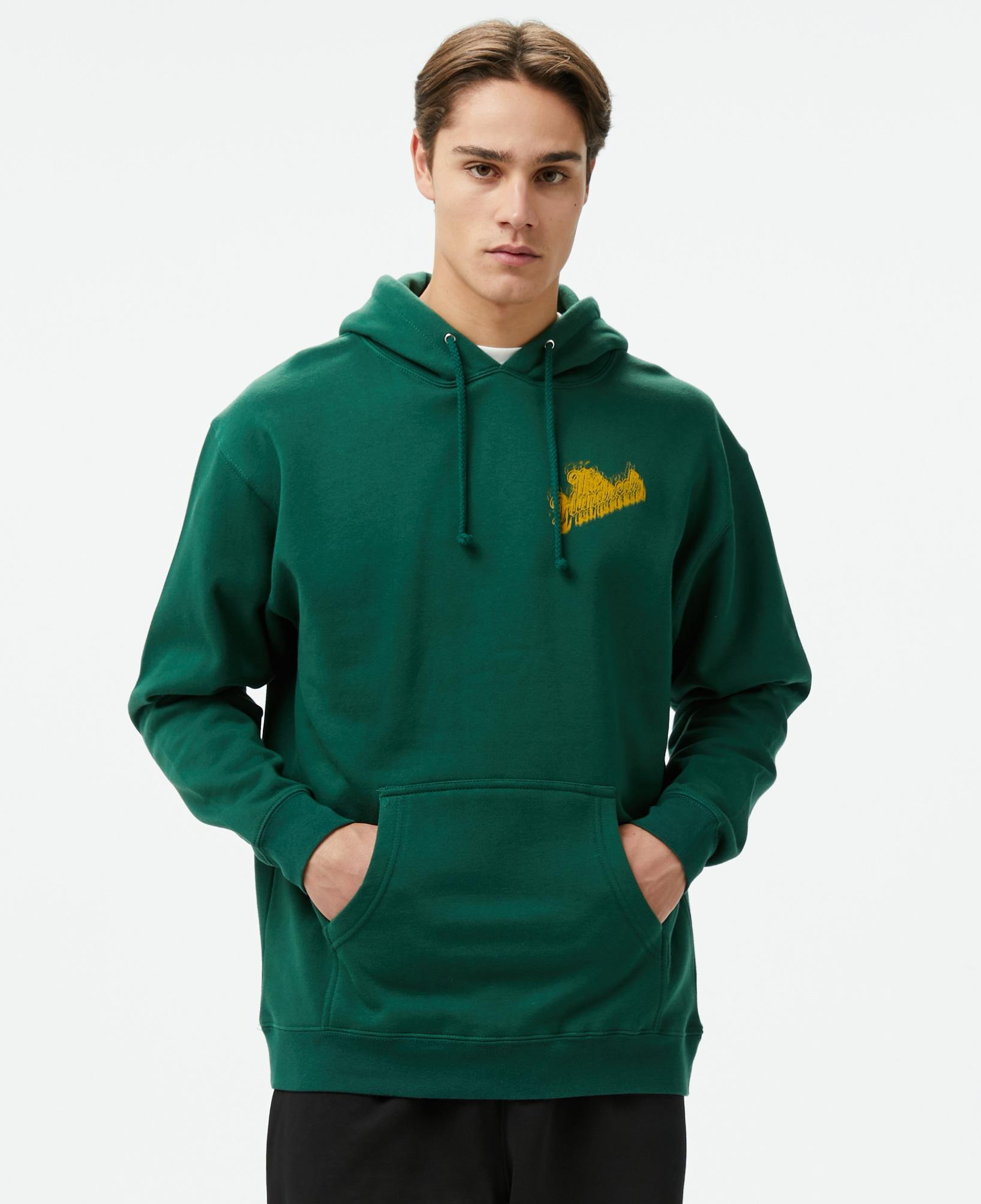 The Hundreds Blurred Slant Pullover Erkek Yeşil Sweatshirt