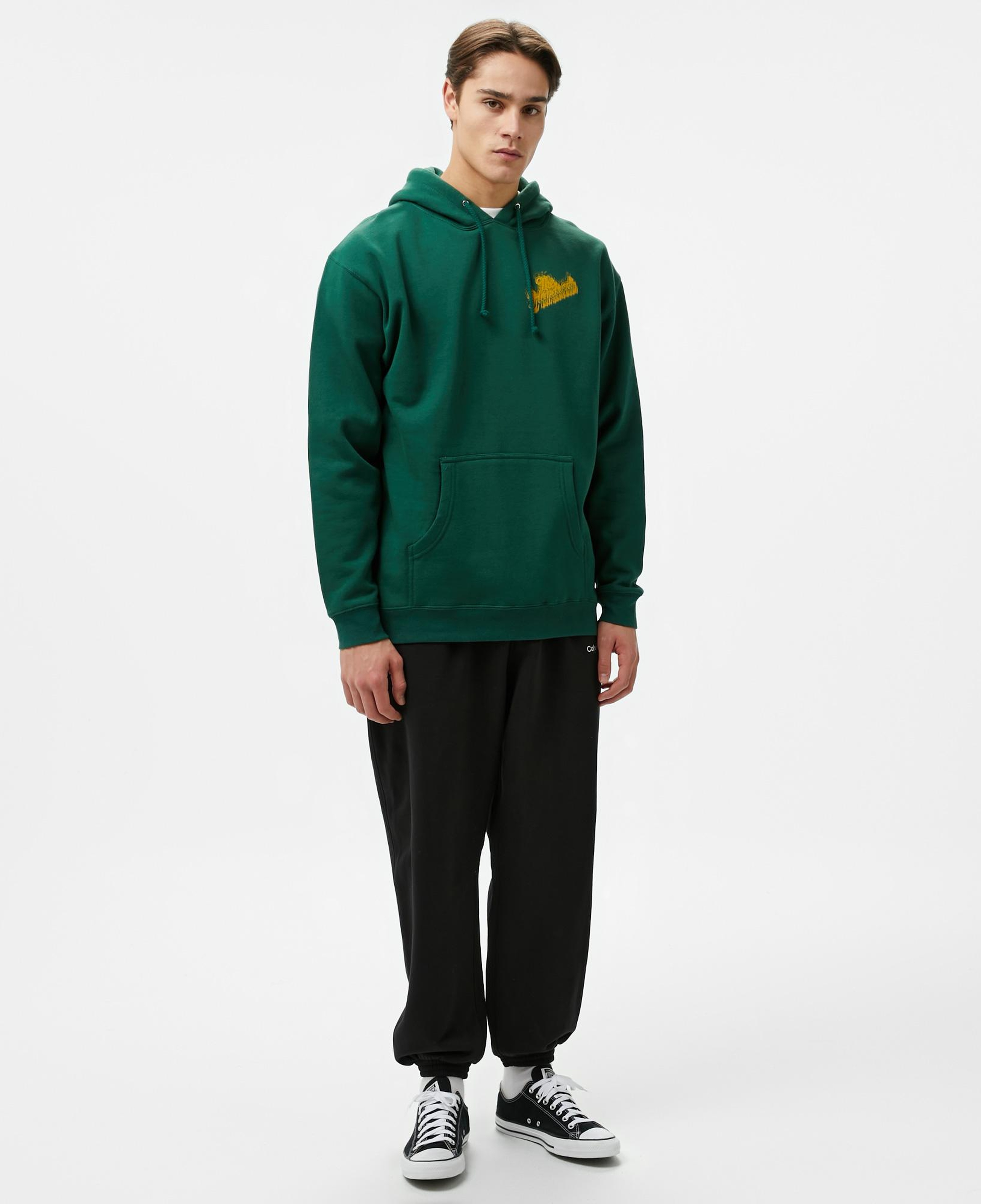 The Hundreds Blurred Slant Pullover Erkek Yeşil Sweatshirt