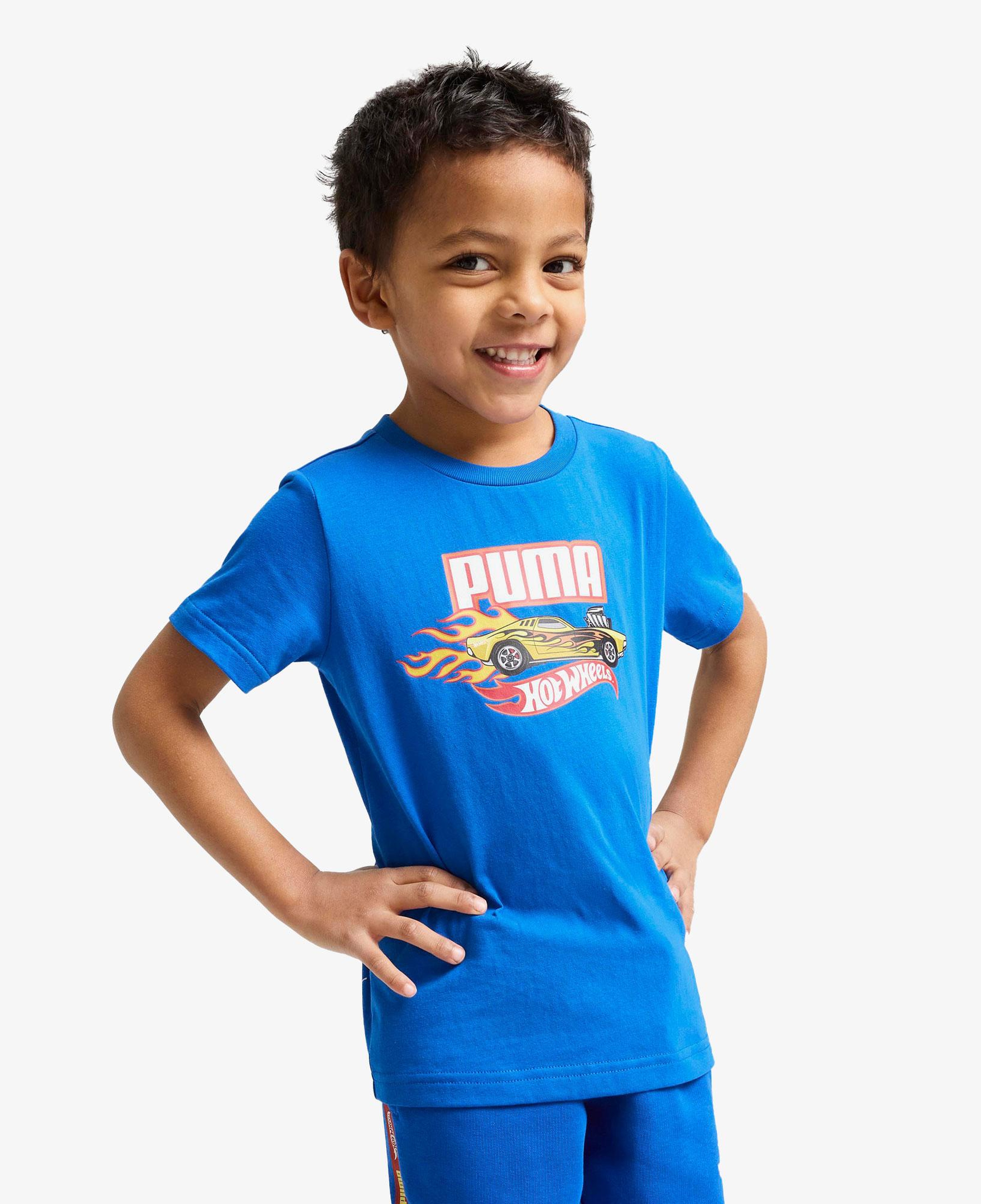 Puma X Hot Wheels Çocuk Lacivert T-Shirt