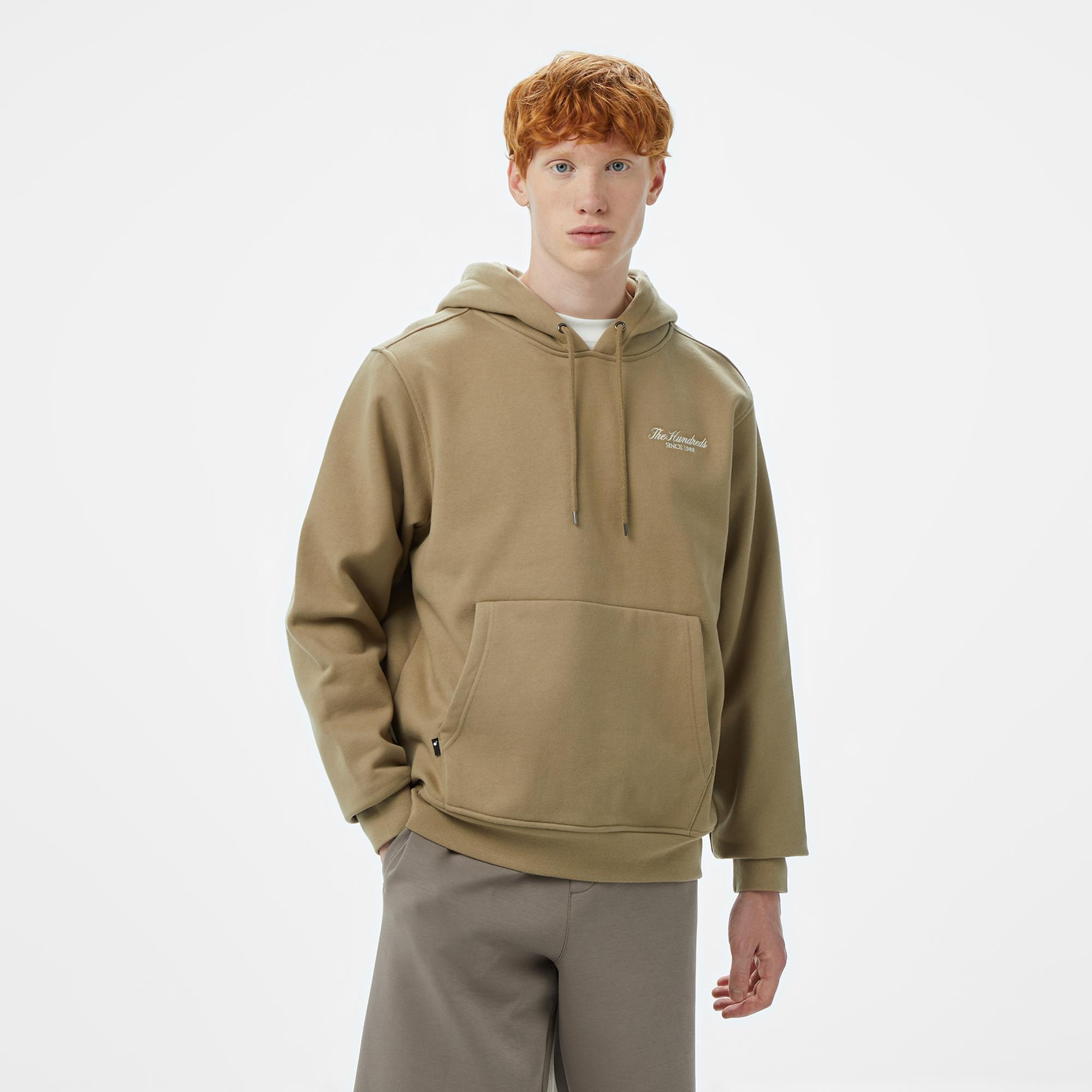 The Hundreds Vibes Pullover Erkek Kahverengi Hoodie