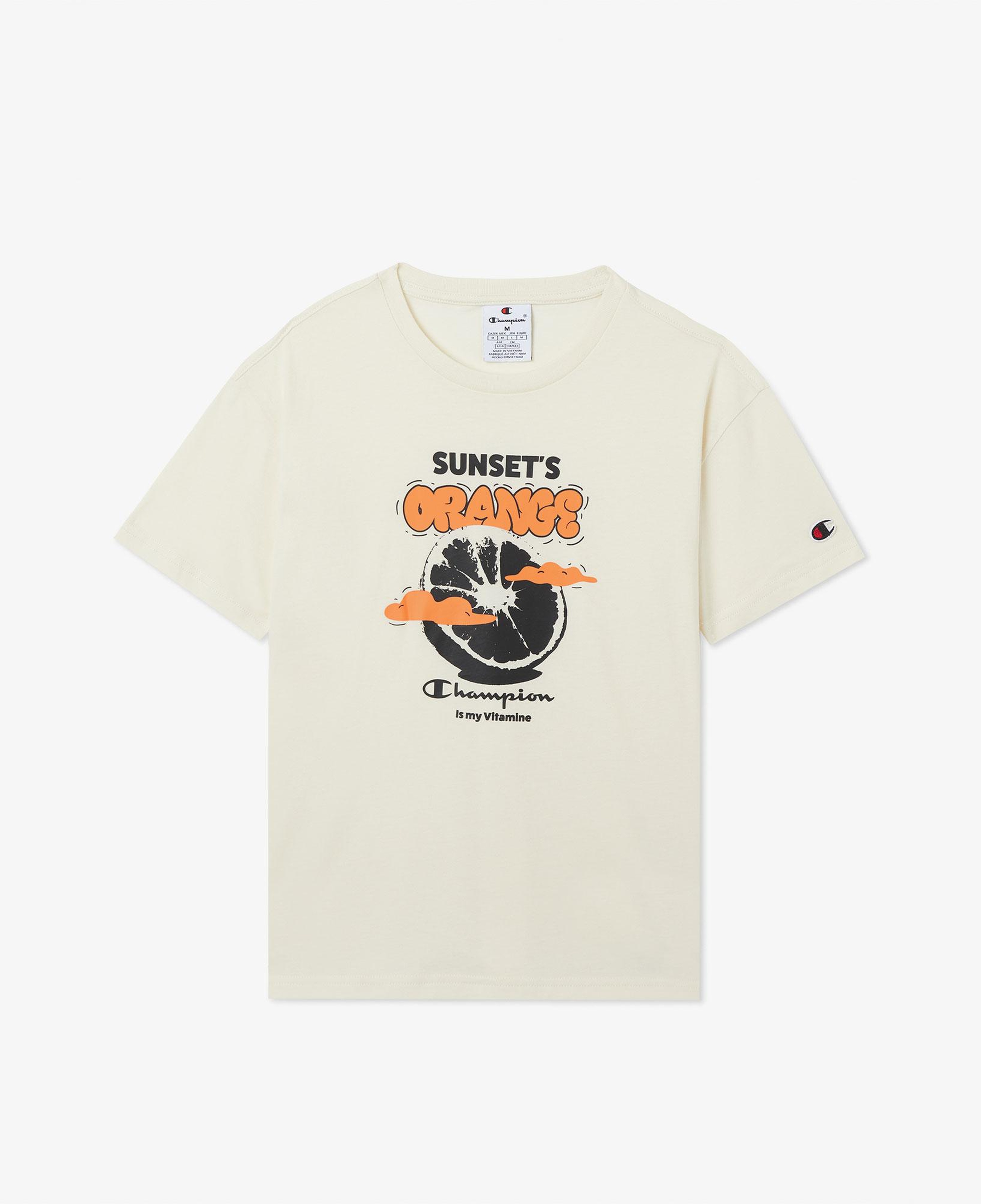 Champion Crewneck Çocuk Beyaz T-Shirt