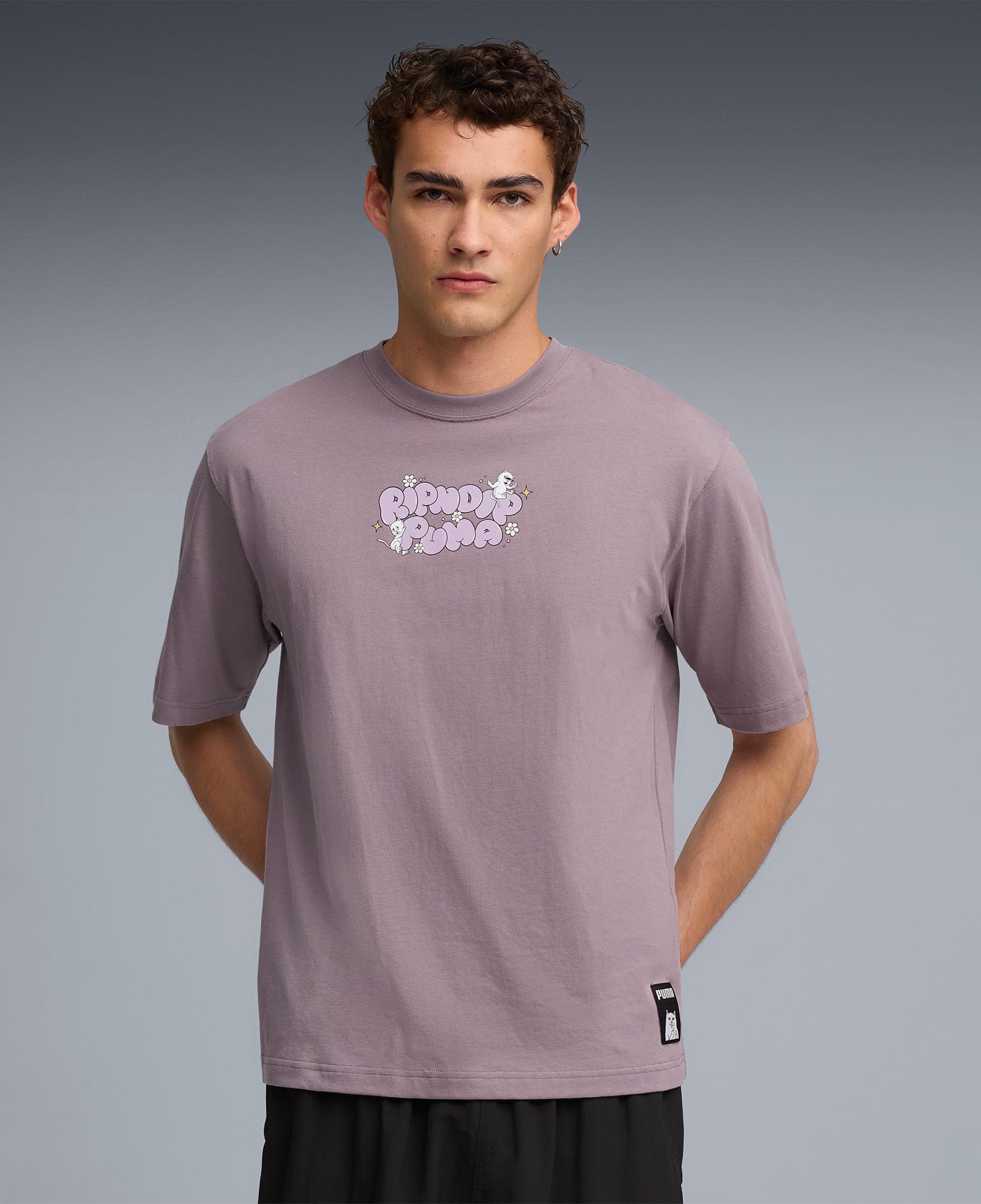 Puma X Ripndip Erkek Mor T-Shirt