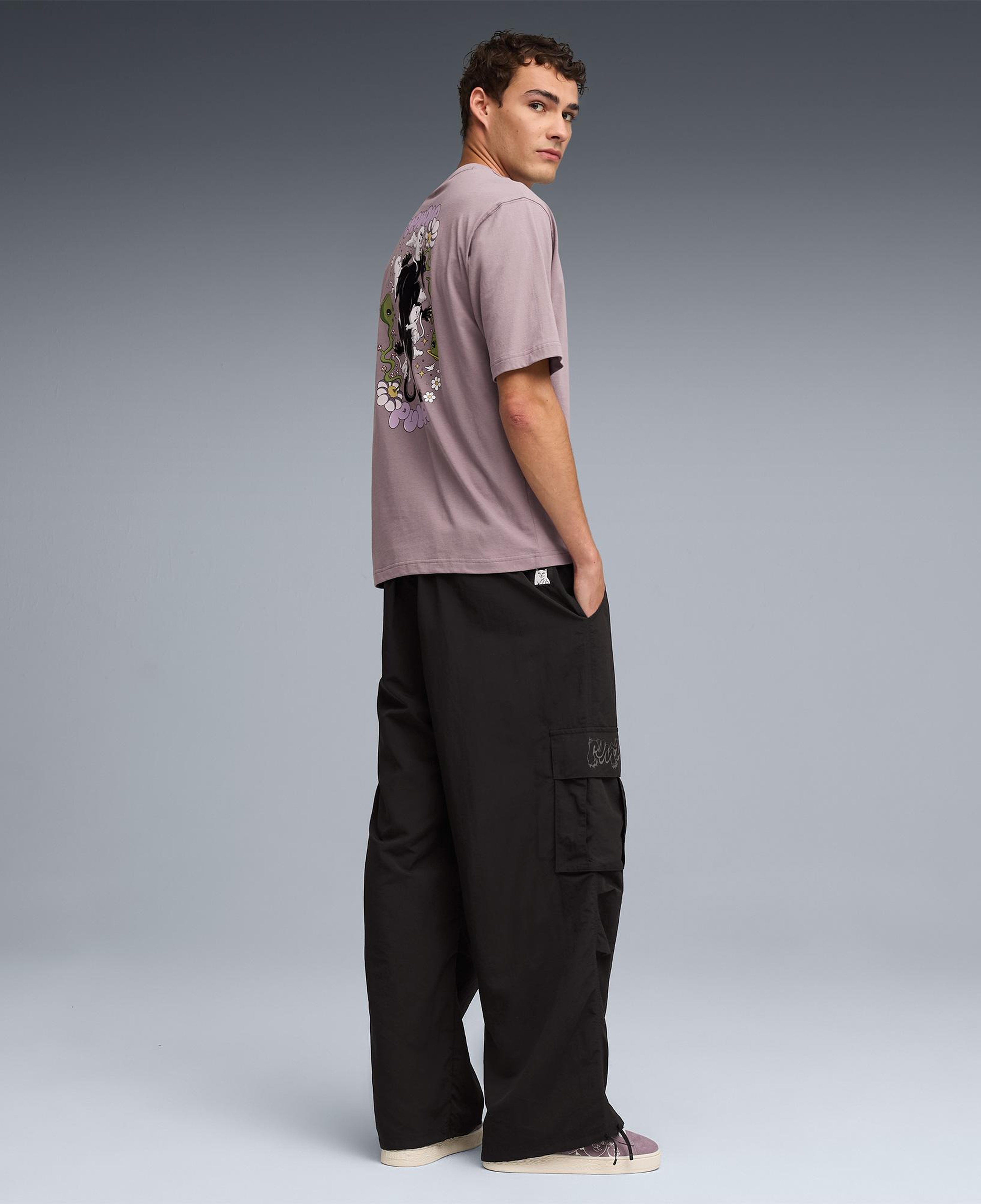 Puma X Ripndip Erkek Mor T-Shirt