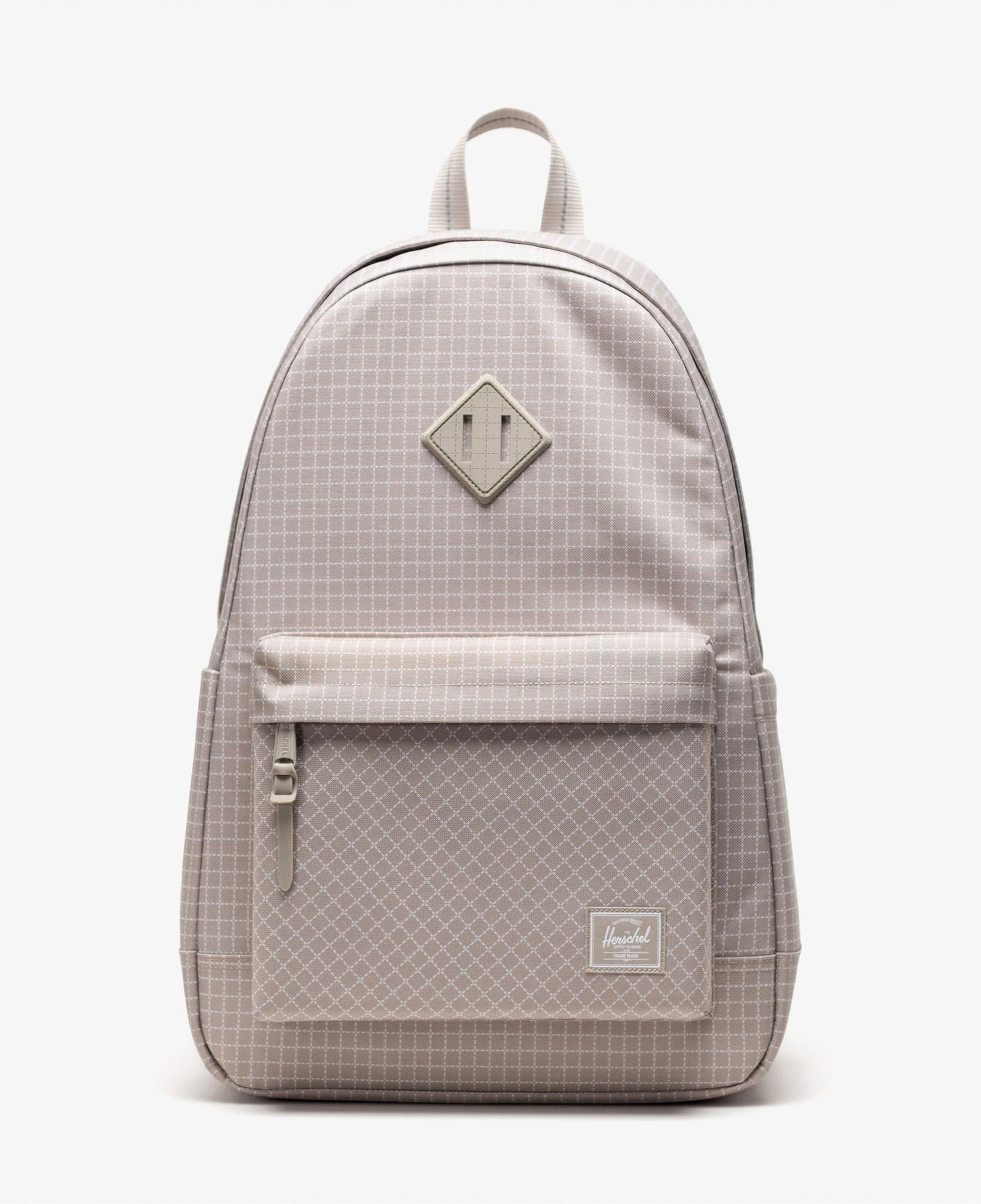 Herschel Heritage Checkered Unisex Krem Sırt Çantası