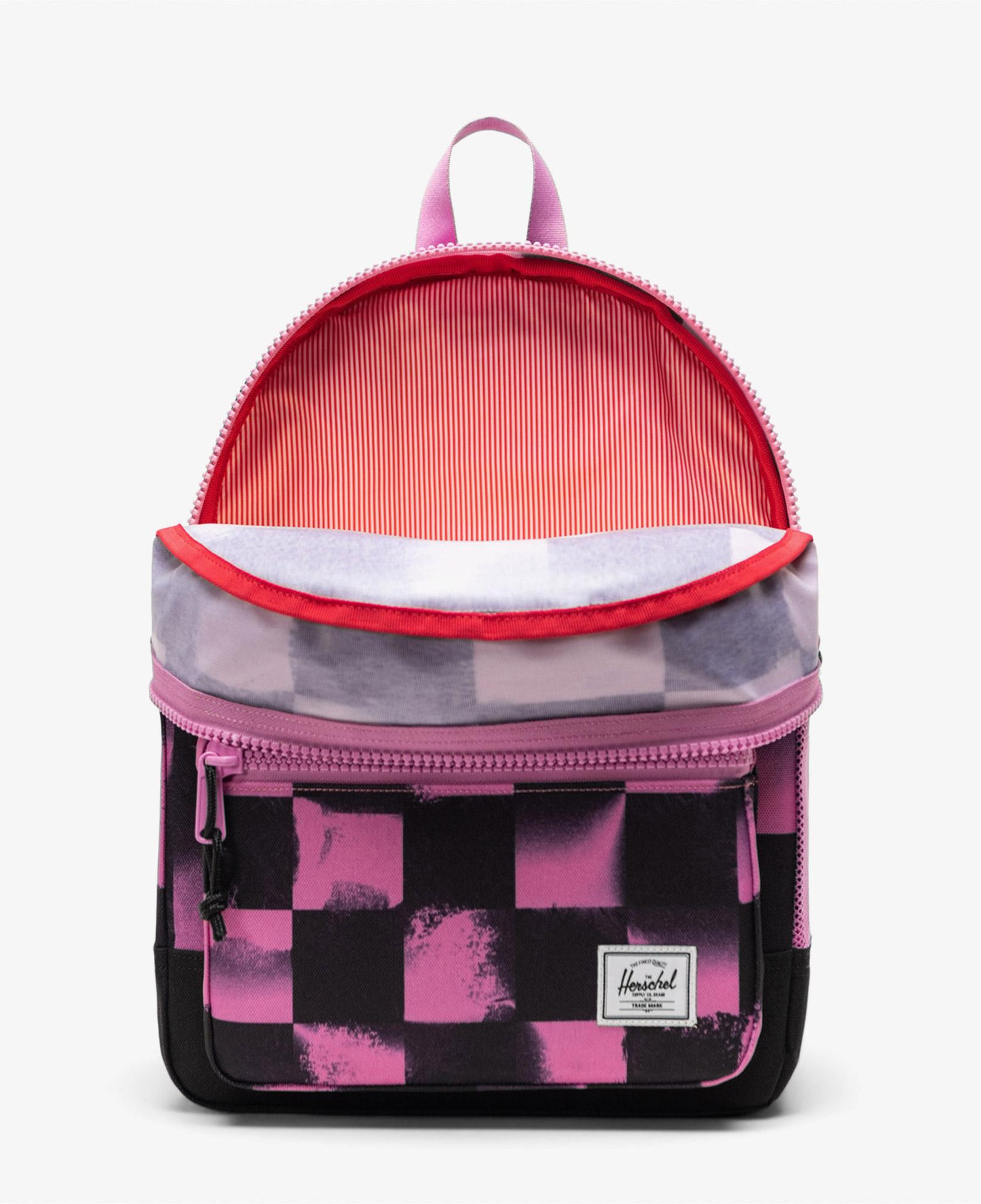Herschel Supply Co Heritage Checkered Çocuk Siyah/Pembe Sırt Çantası