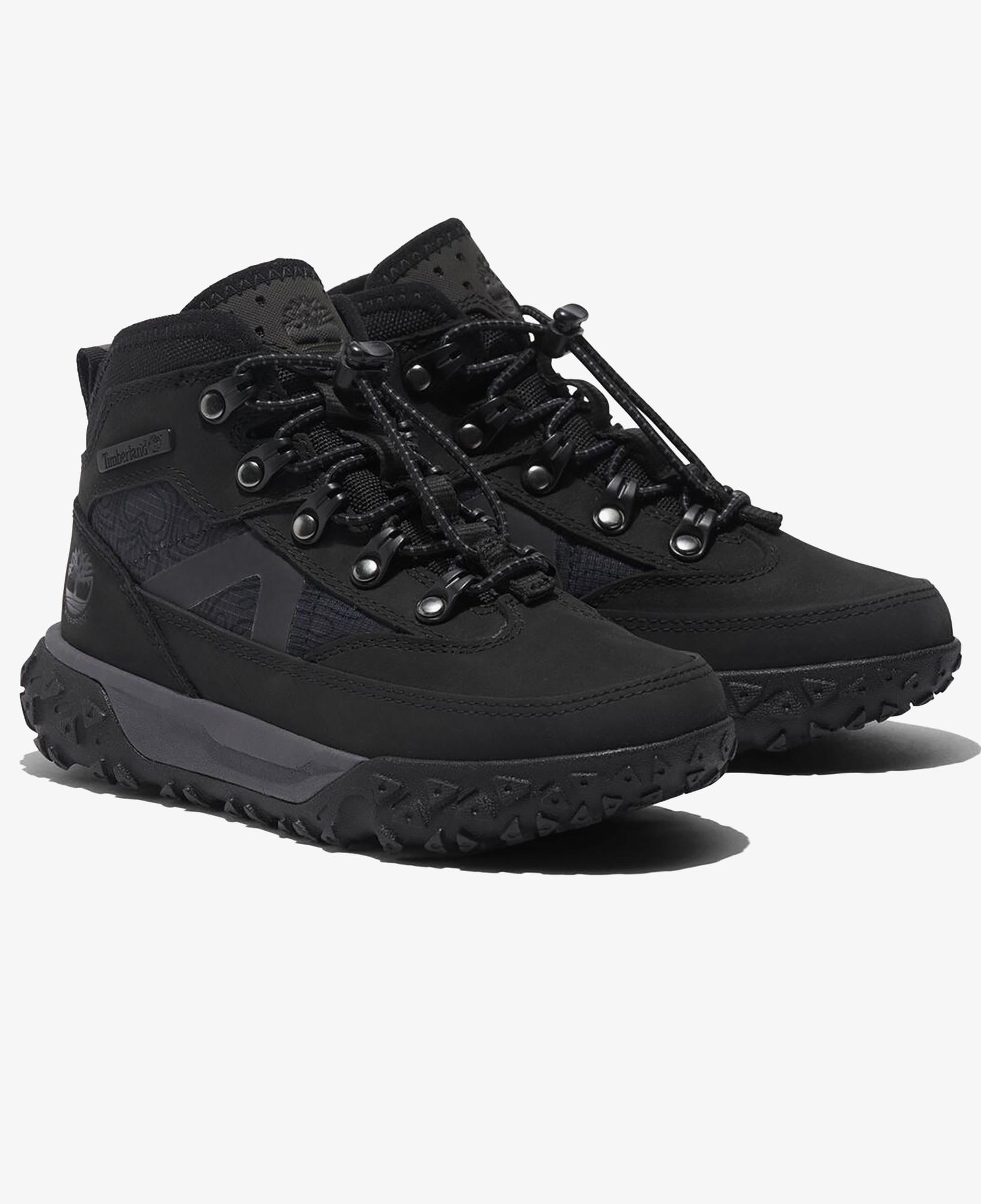 Timberland Greenstride Motion 6 Mid Bungee Waterproof Çocuk Siyah Bot