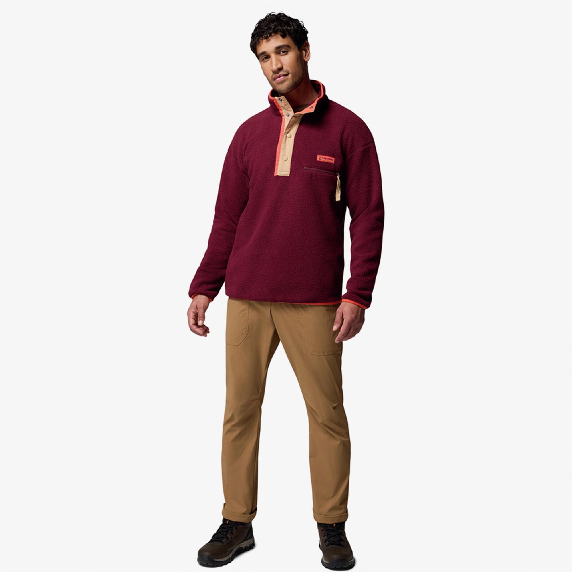 Columbia Helvetia Erkek Kırmızı Sweatshirt