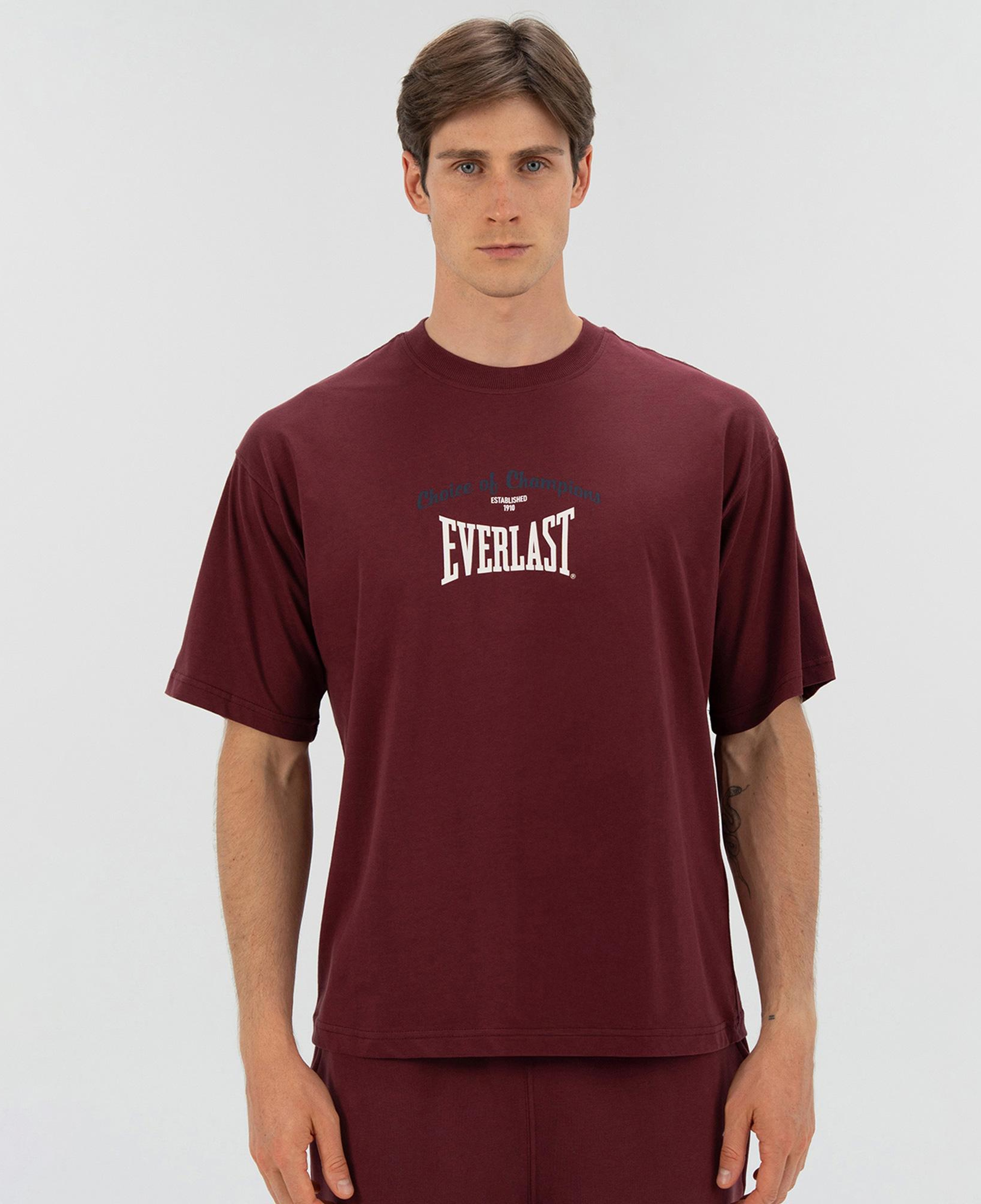 Everlast Heritage Champions Erkek Bordo T-Shirt