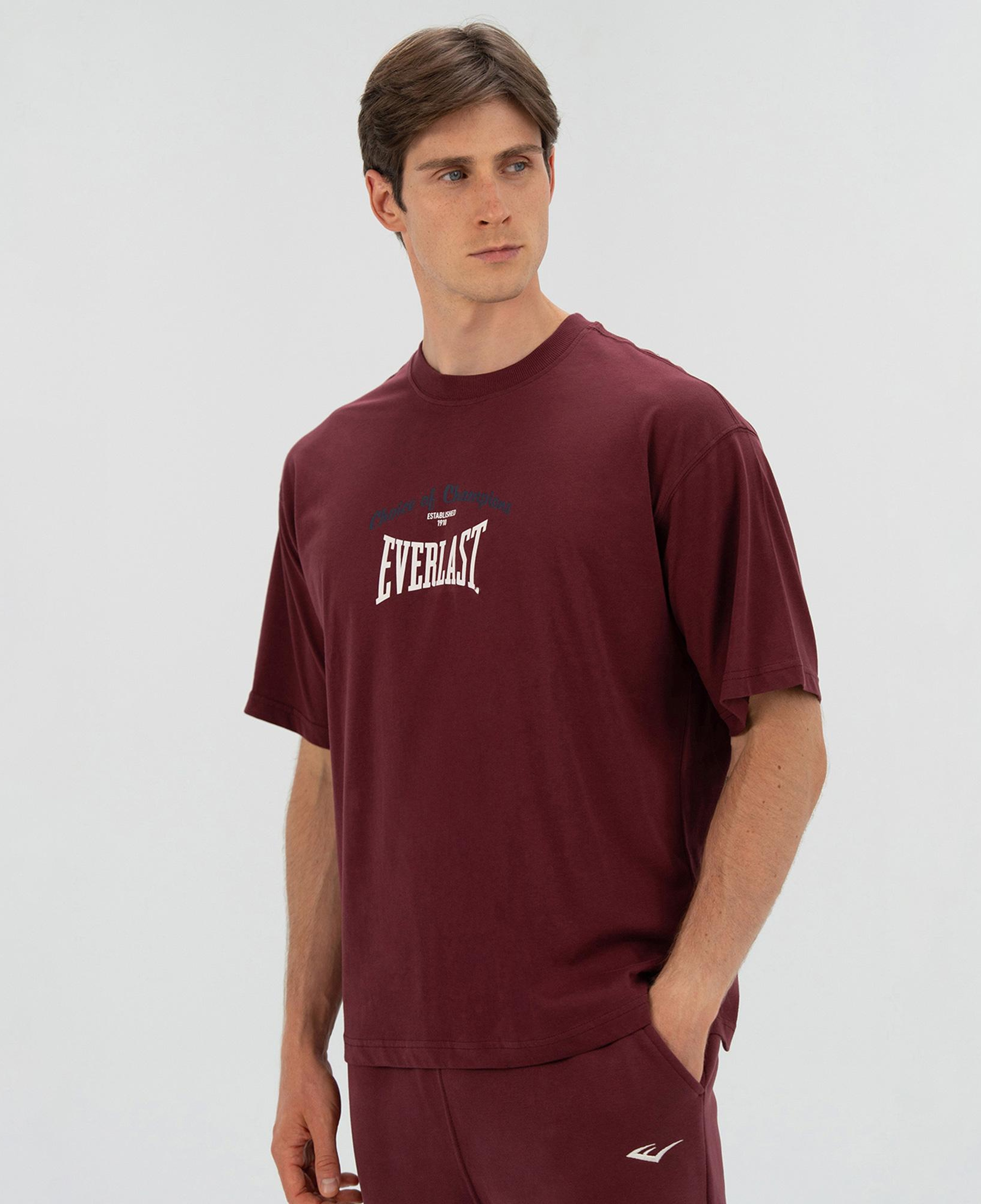Everlast Heritage Champions Erkek Bordo T-Shirt