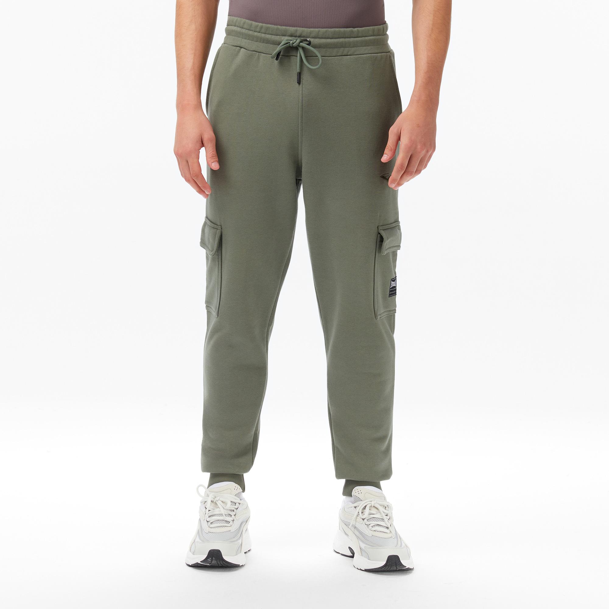 Everlast Ever Essentials Regular Erkek Haki  Kargo Cepli Günlük Eşofman Altı