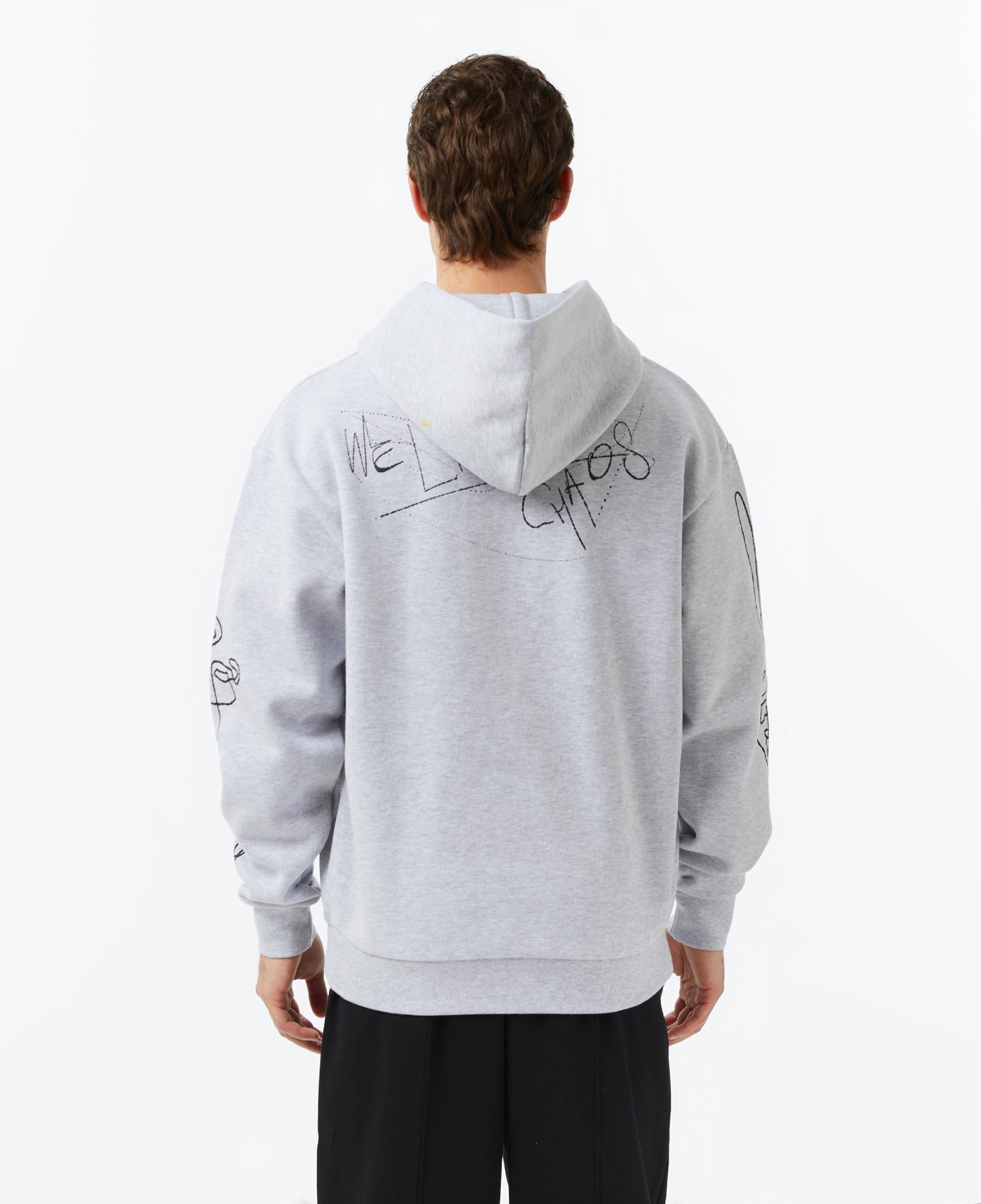 The Hundreds Live in Chaos Erkek Gri Sweatshirt