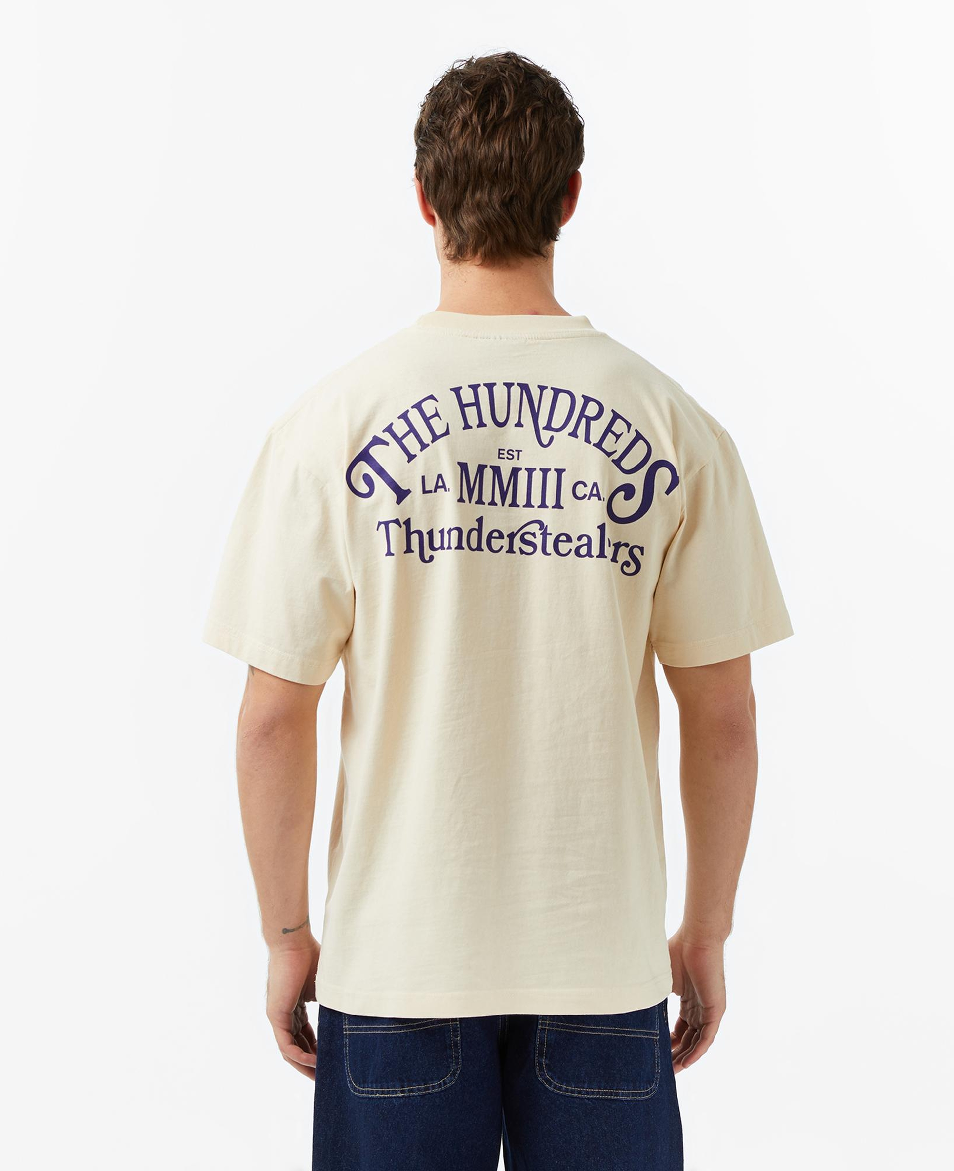 The Hundreds Thunder Cycle Erkek Beyaz T-Shirt