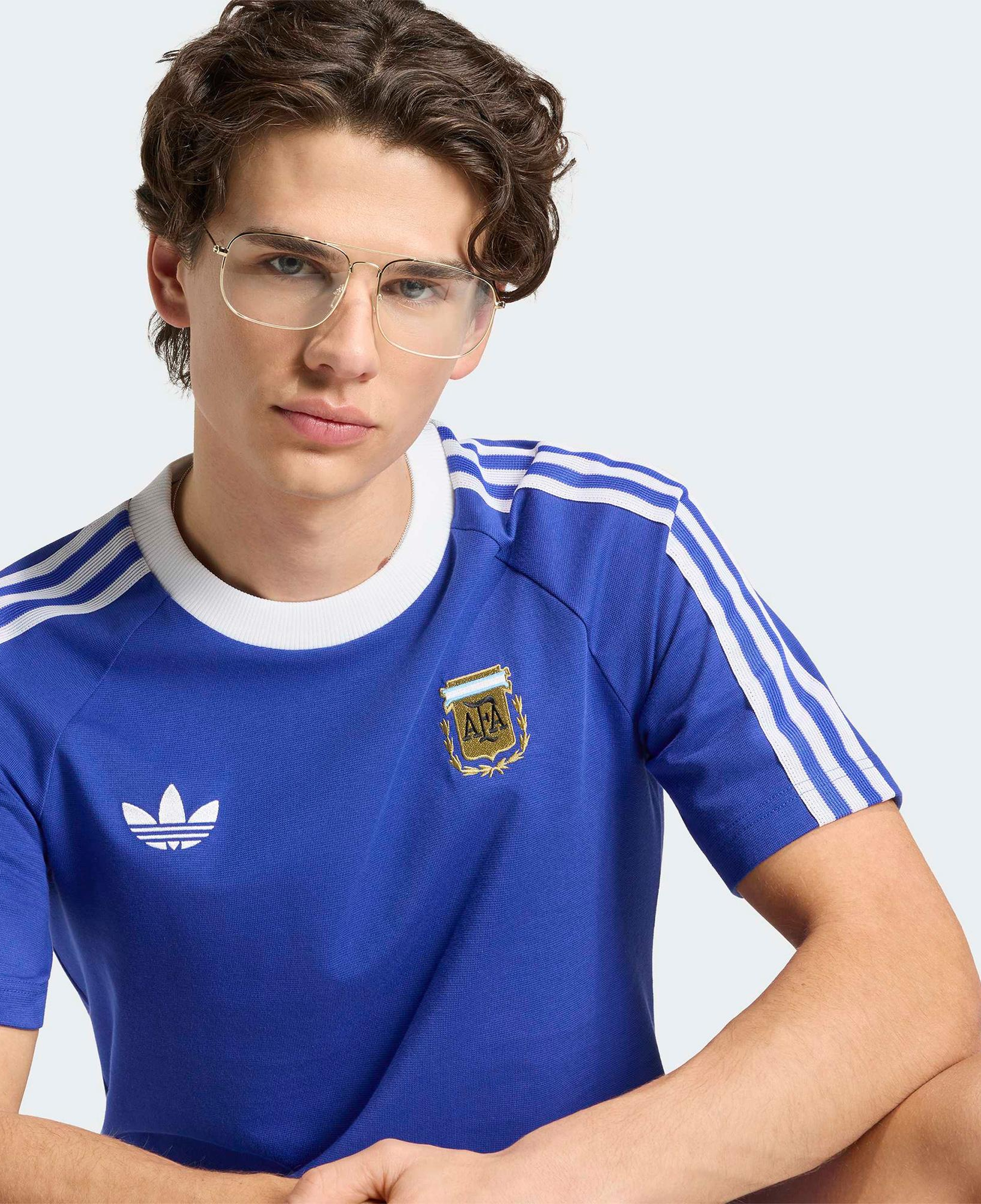 adidas Arjantin Milli Takım Erkek Mavi T-Shirt