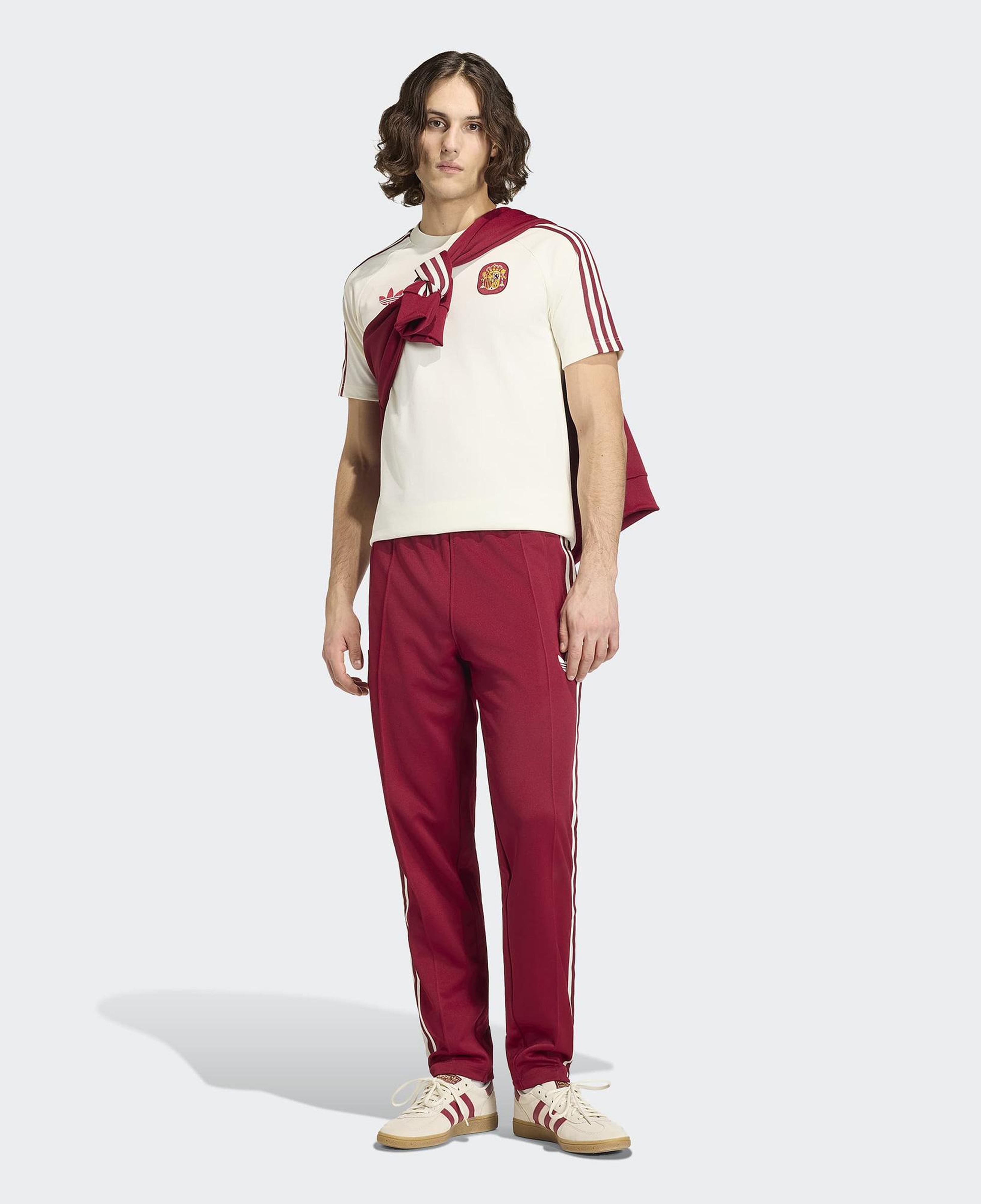 adidas İspanya Milli Takım Erkek Beyaz T-Shirt