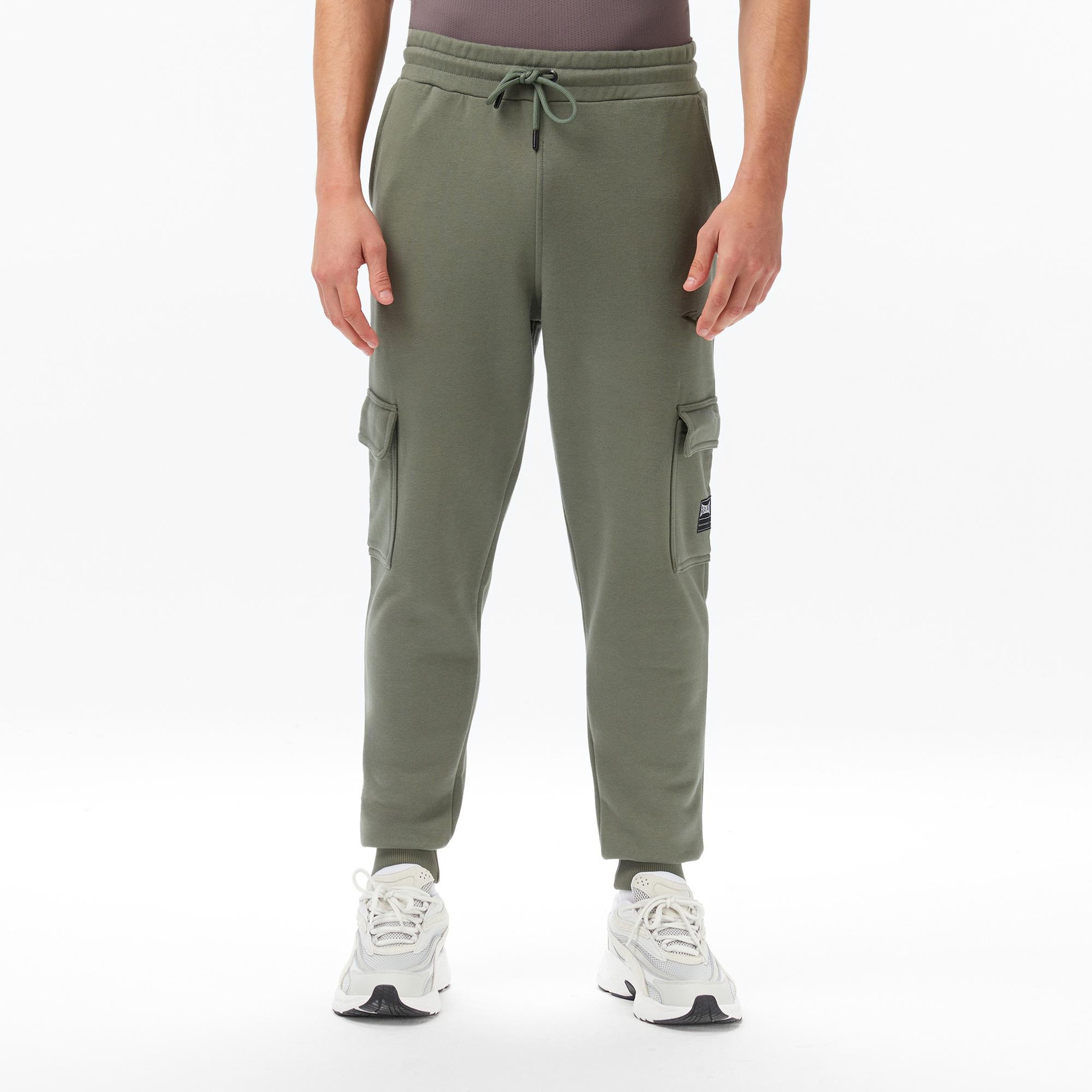 Everlast Ever Essentials Regular Erkek Haki  Kargo Cepli Günlük Eşofman Altı