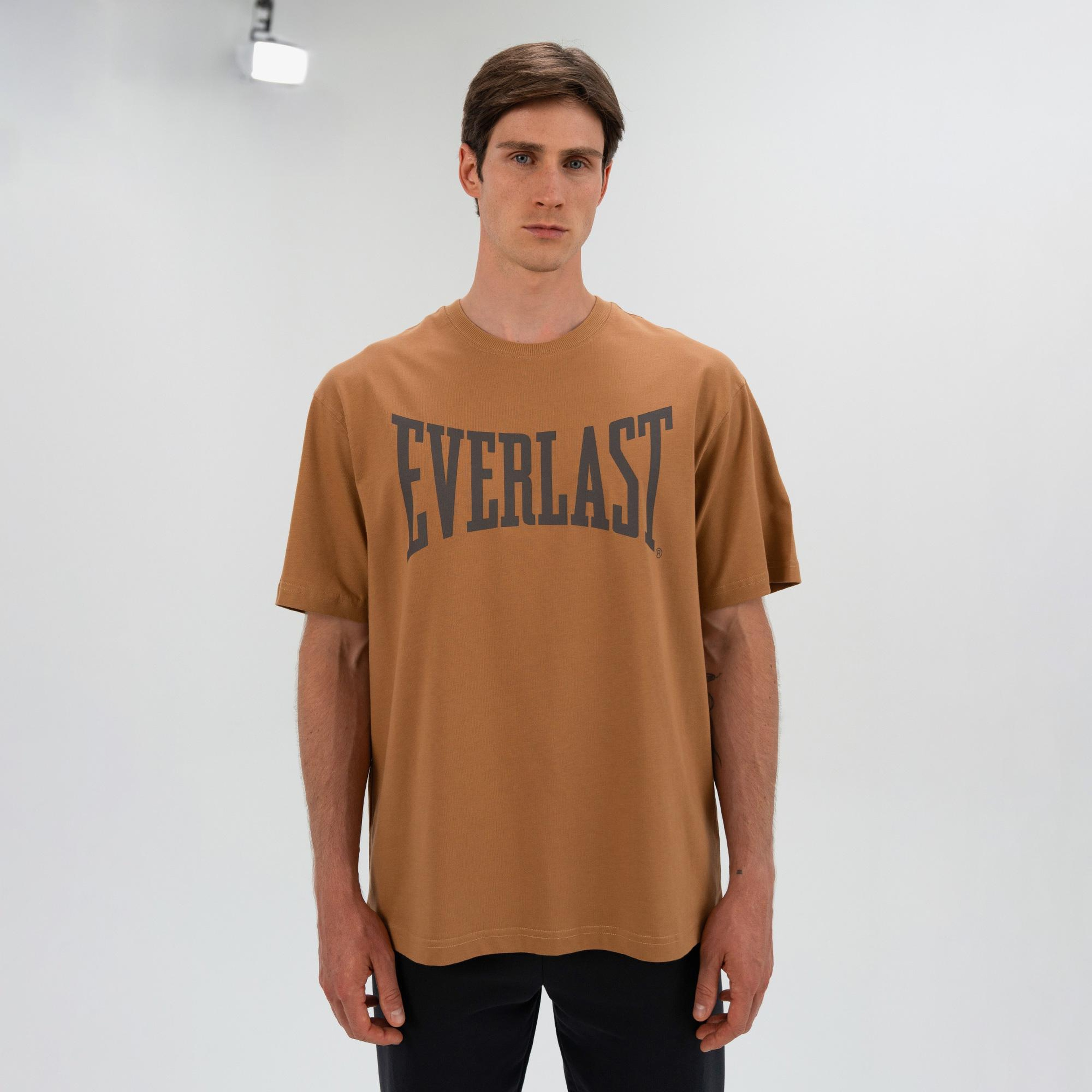Everlast Ever Classics Comfort Logo Bej Erkek T-Shirt
